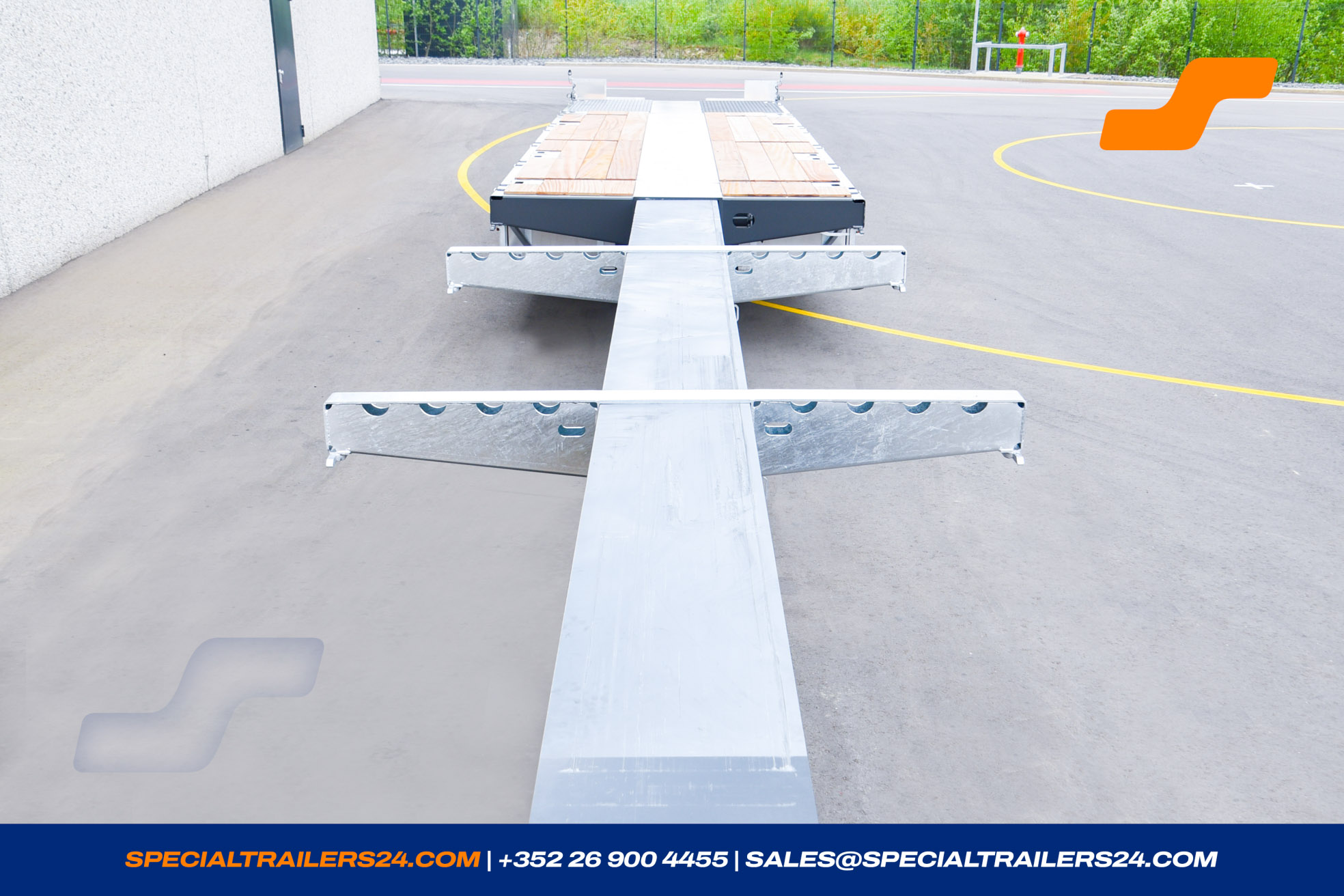 Flatbed trailer MAX Trailer MAX210 Vehicle for sale