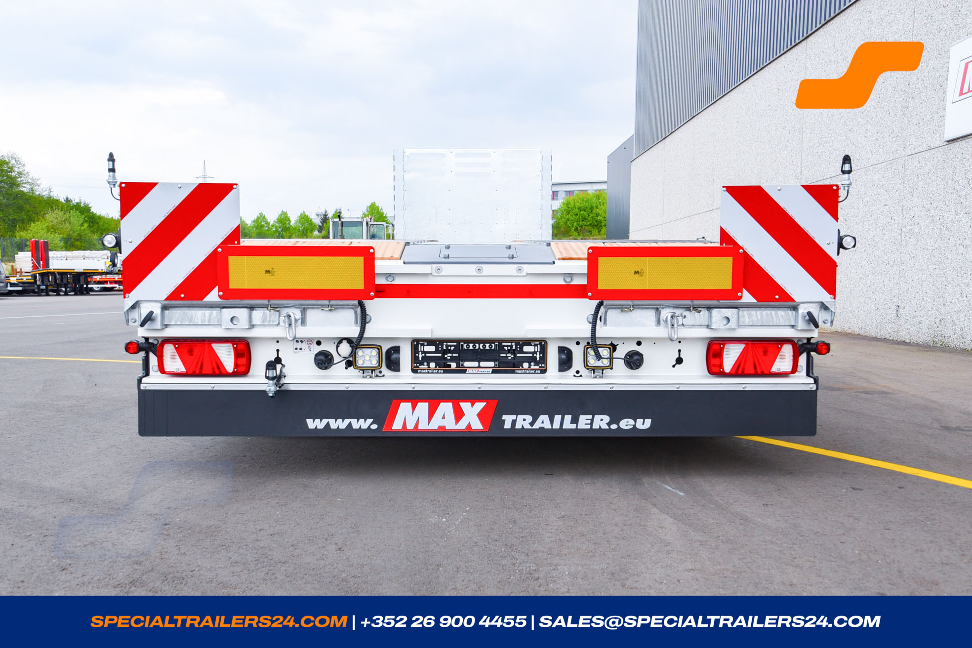 Flatbed trailer MAX Trailer MAX210 Vehicle for sale