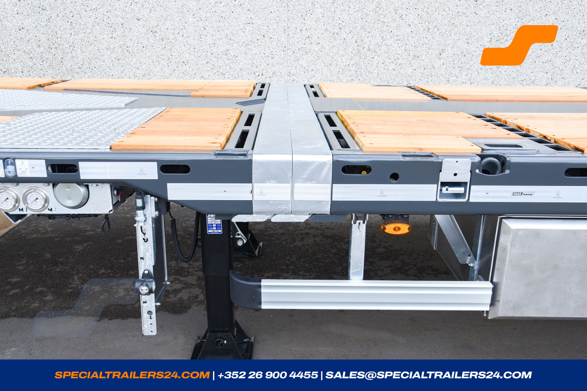 Flatbed trailer MAX Trailer MAX210 Vehicle for sale