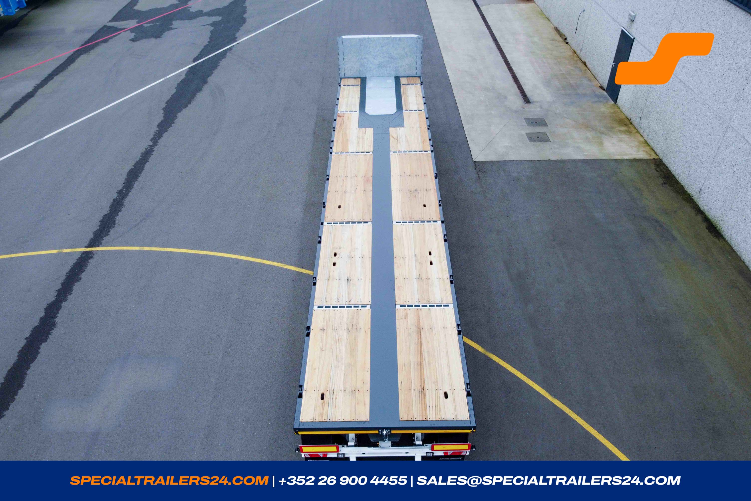 Flatbed trailer MAX Trailer MAX410 Vehicle for sale