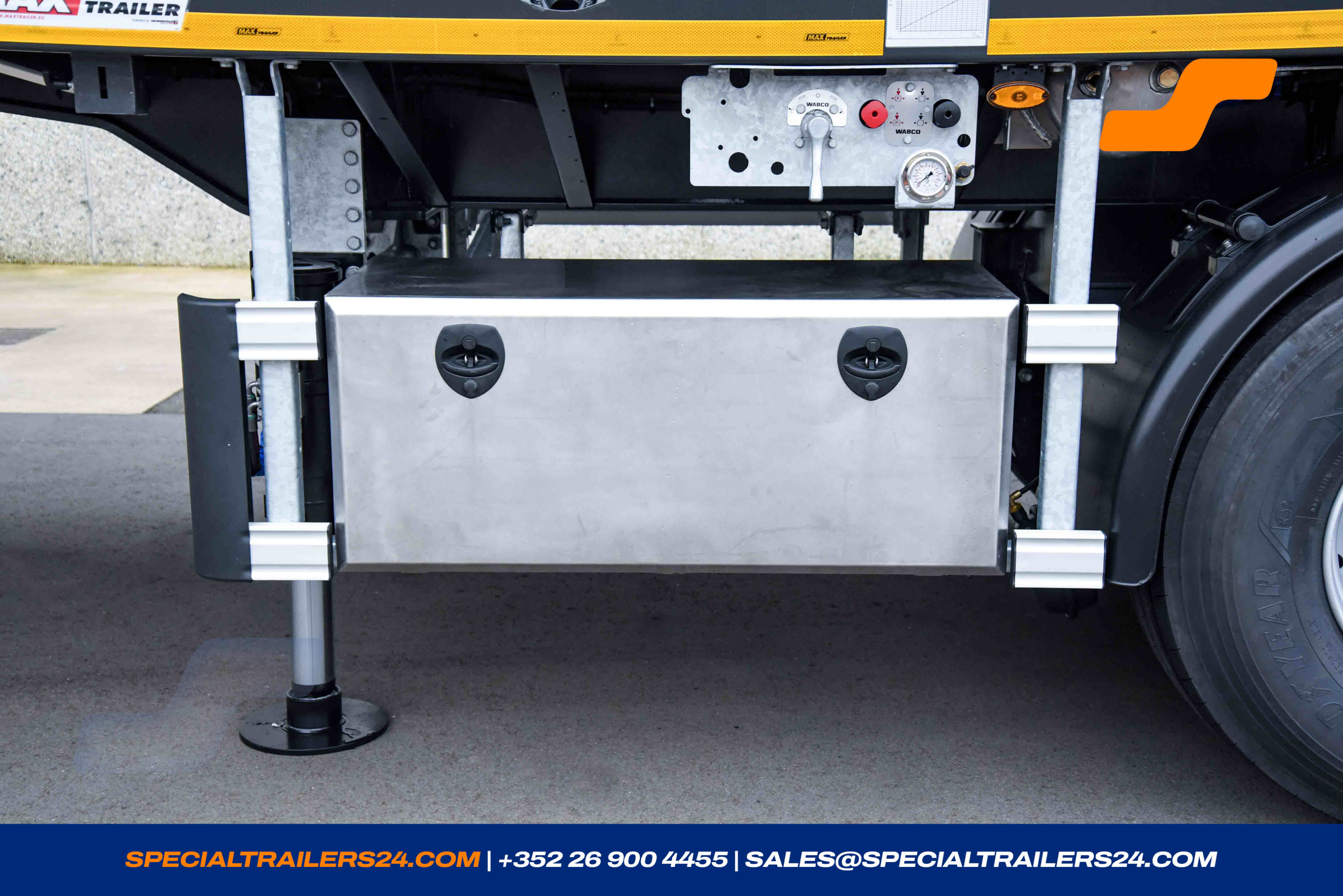 Flatbed trailer MAX Trailer MAX410 Vehicle for sale