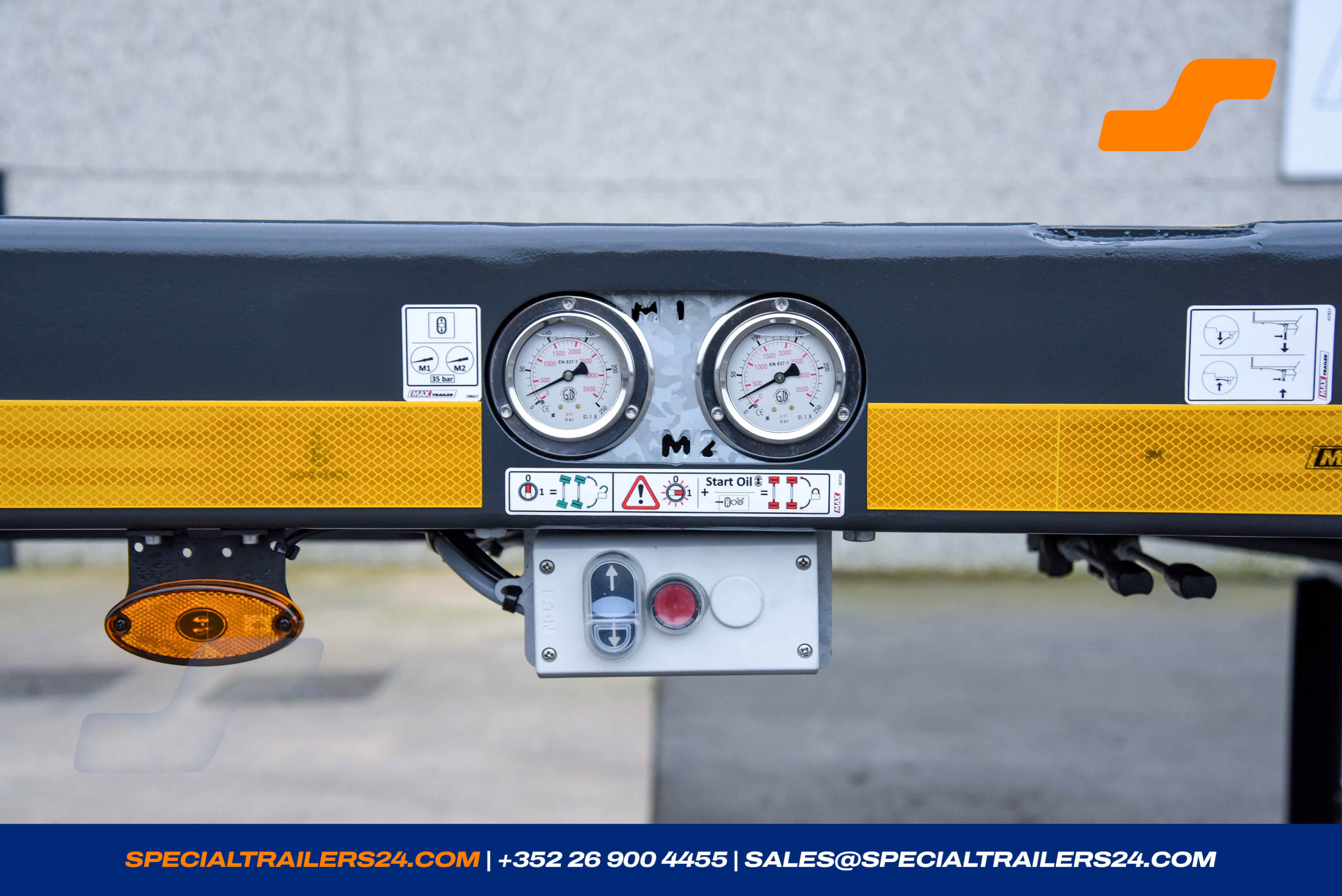 Flatbed trailer MAX Trailer MAX410 Vehicle for sale