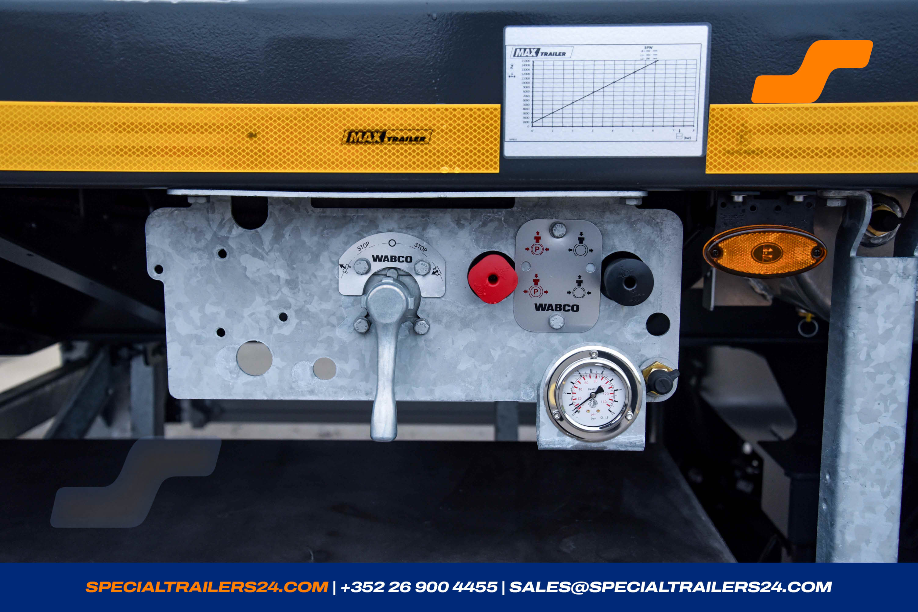 Flatbed trailer MAX Trailer MAX410 Vehicle for sale