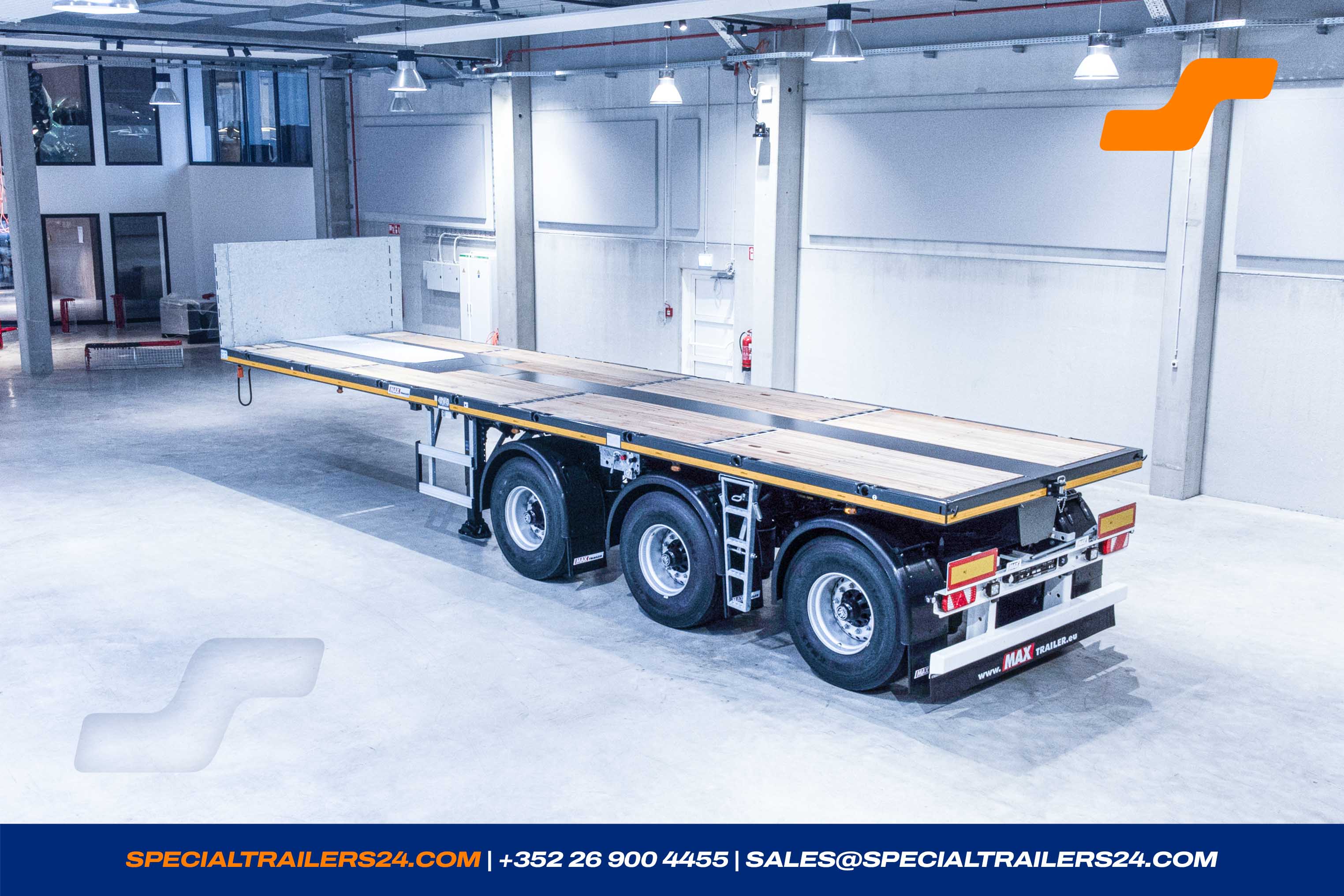 Flatbed trailer MAX Trailer MAX410 Vehicle for sale (image count prefix 5/25)