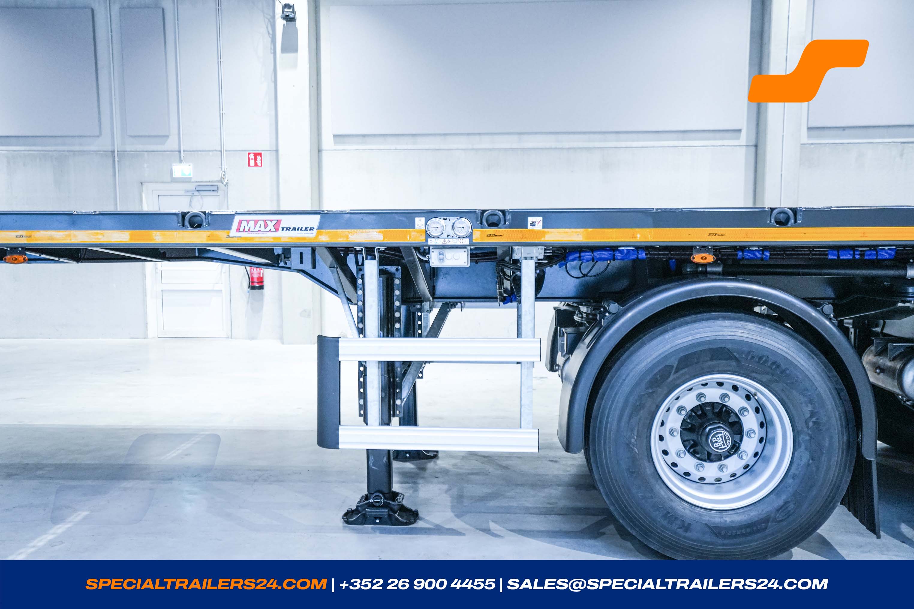 Flatbed trailer MAX Trailer MAX410 Vehicle for sale (image count prefix 12/25)