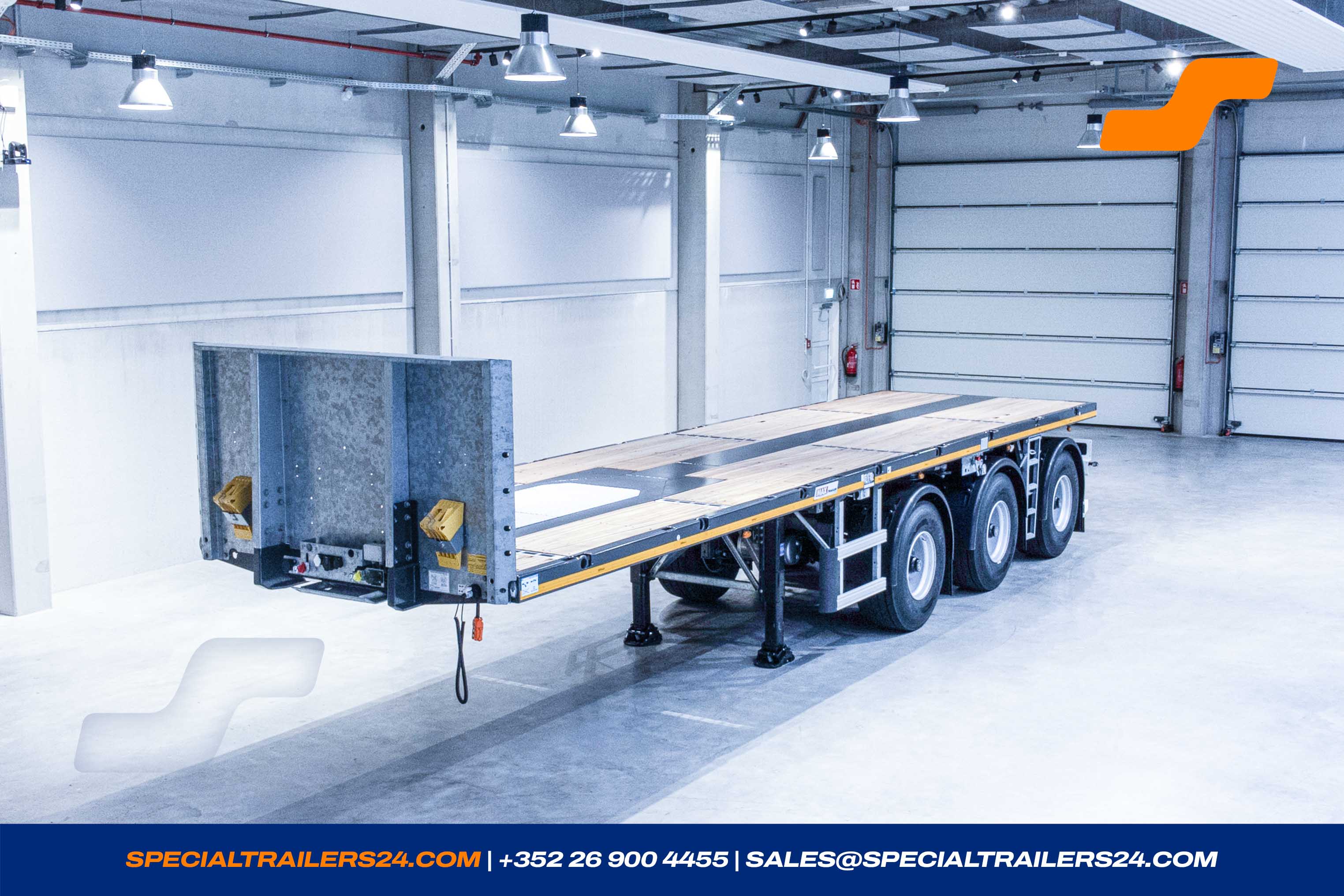 Flatbed trailer MAX Trailer MAX410 Vehicle for sale (image count prefix 4/25)