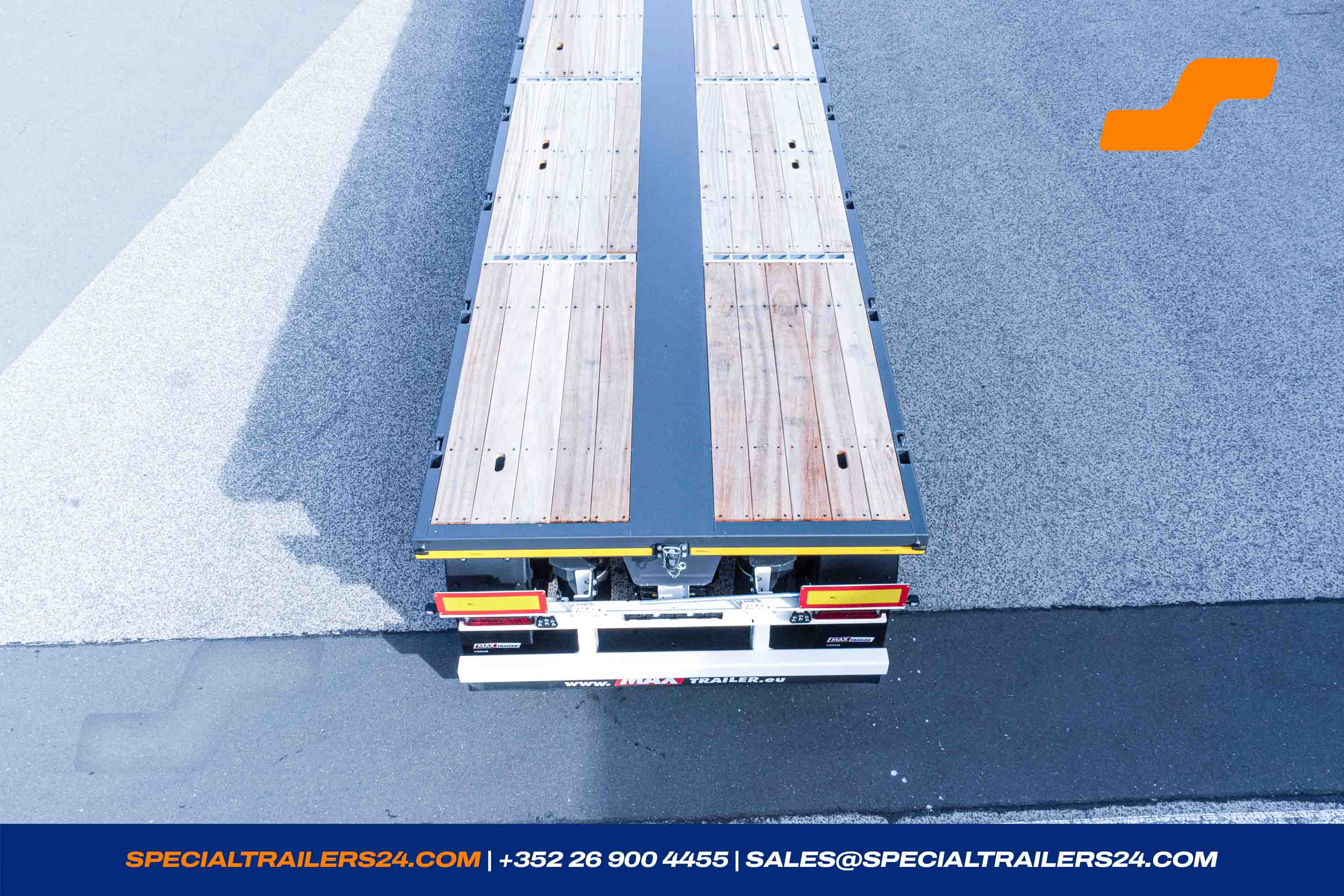 Flatbed trailer MAX Trailer MAX410 Vehicle for sale