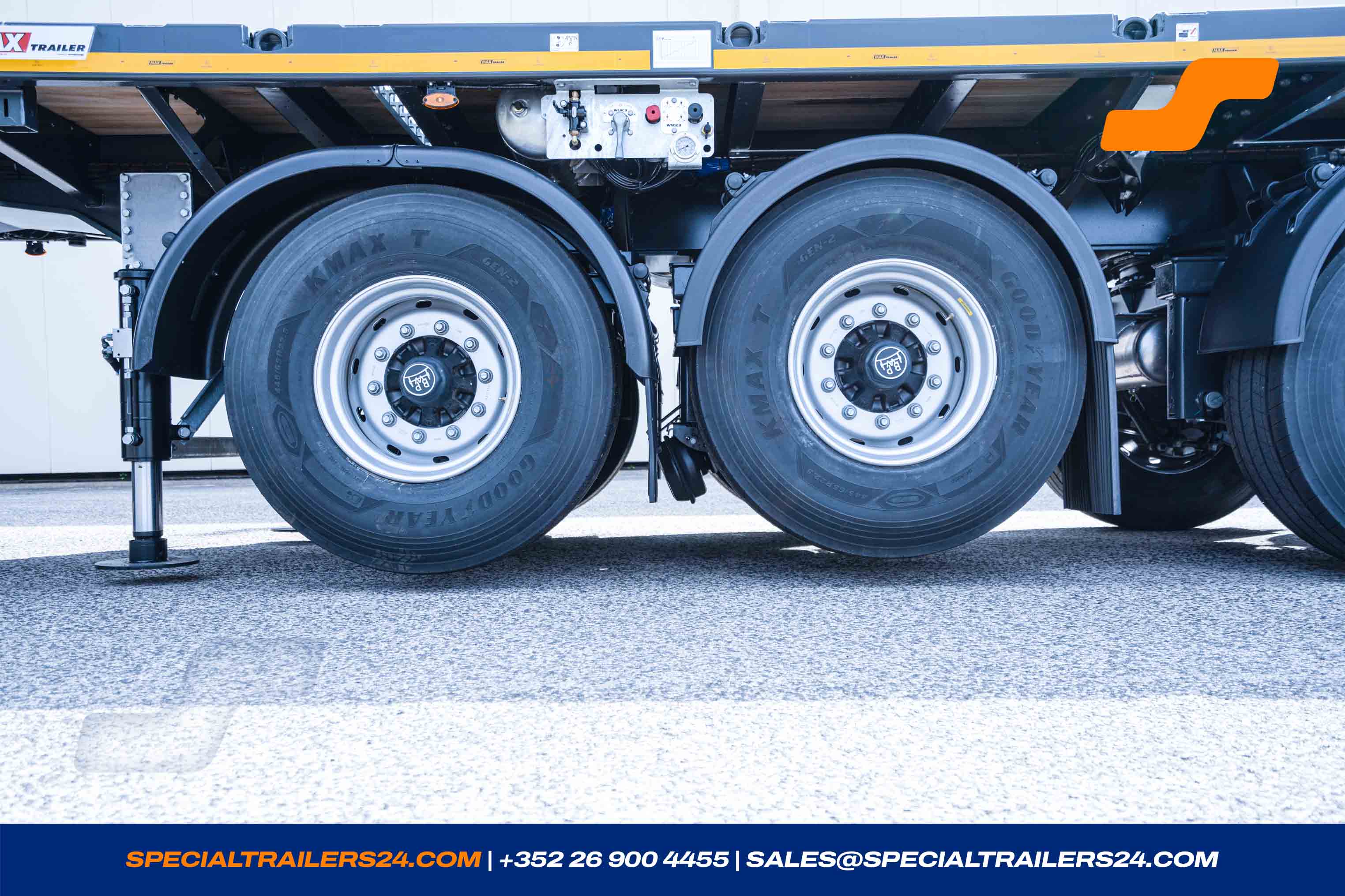 Flatbed trailer MAX Trailer MAX410 Vehicle for sale