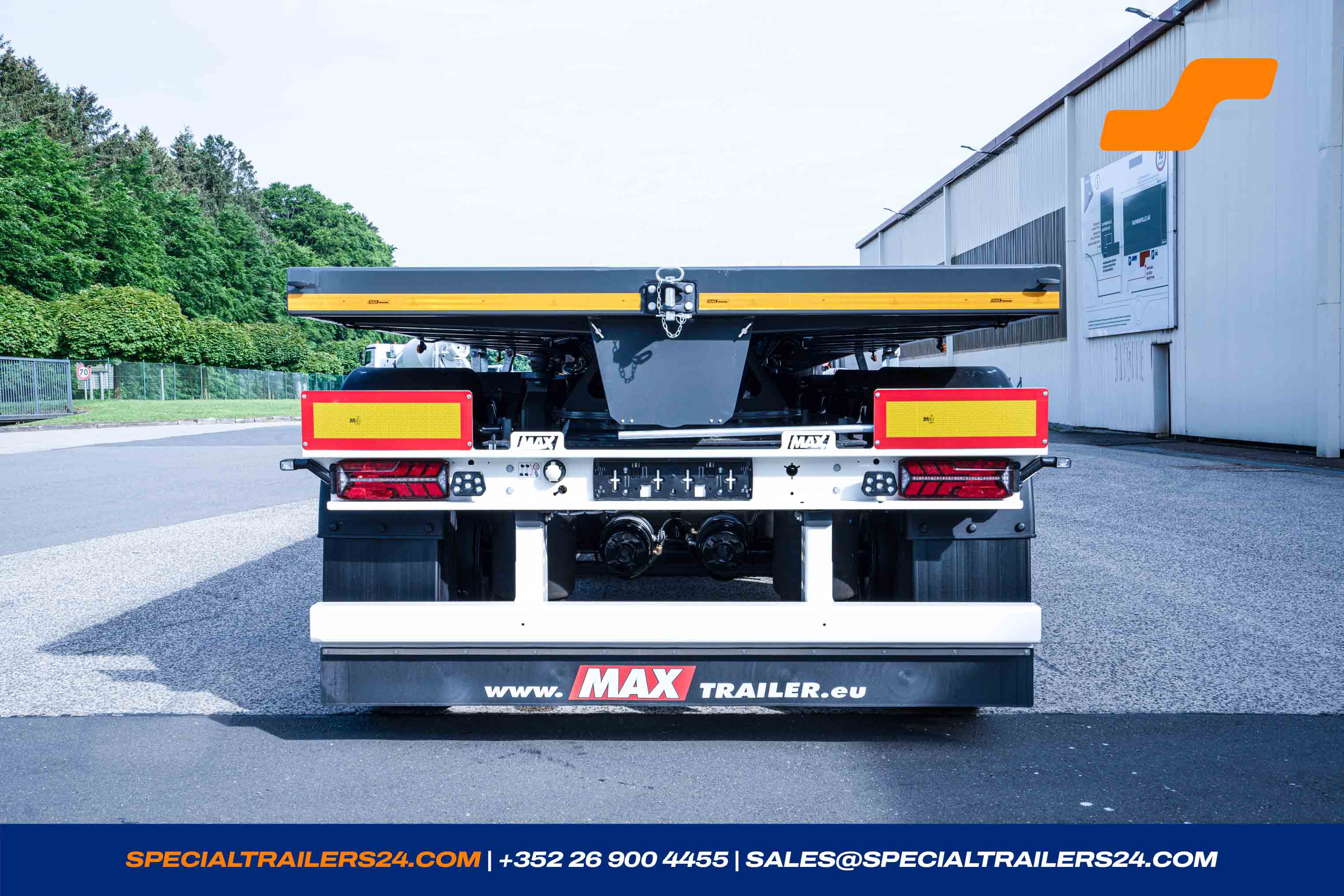 Flatbed trailer MAX Trailer MAX410 Vehicle for sale