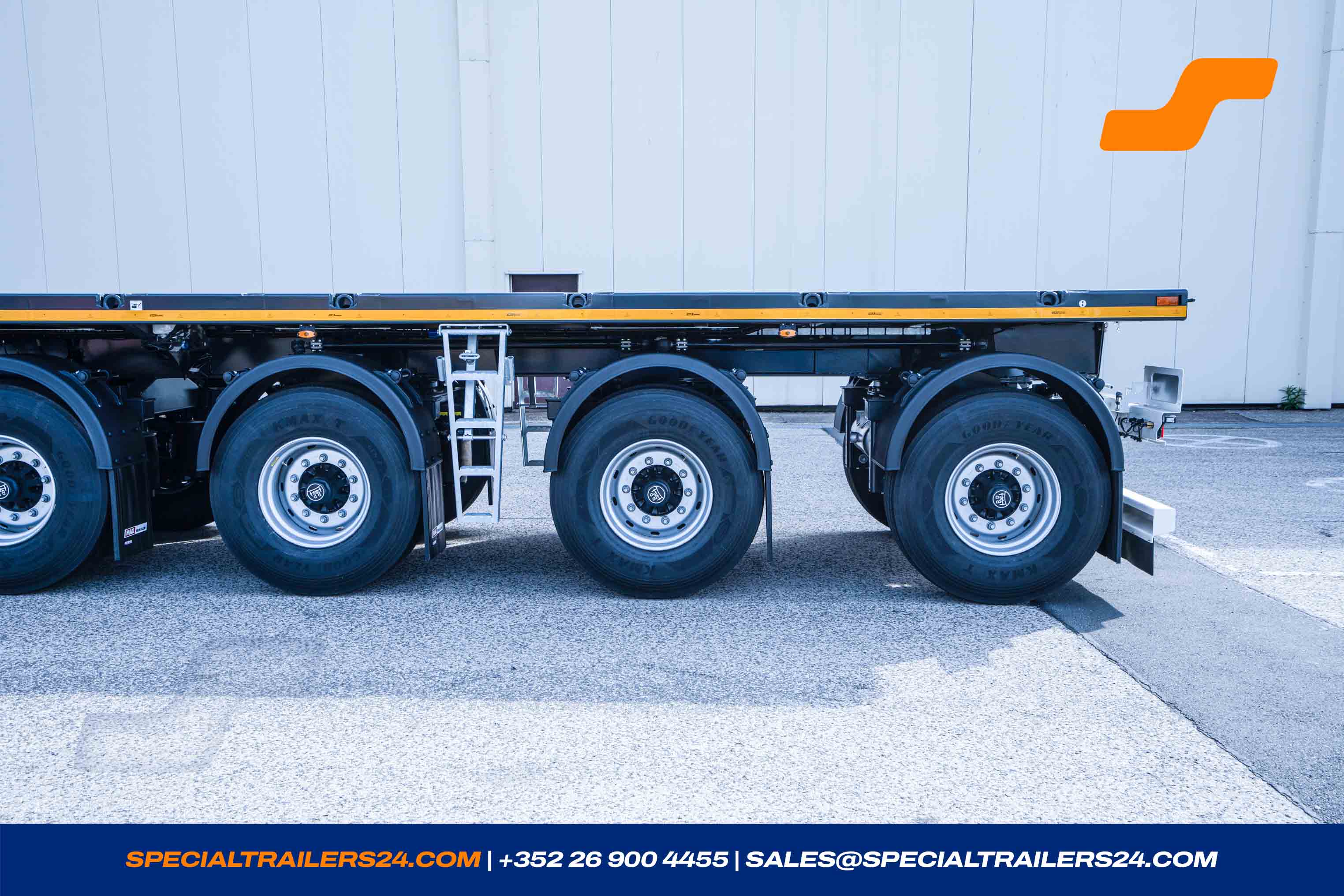 Flatbed trailer MAX Trailer MAX410 Vehicle for sale