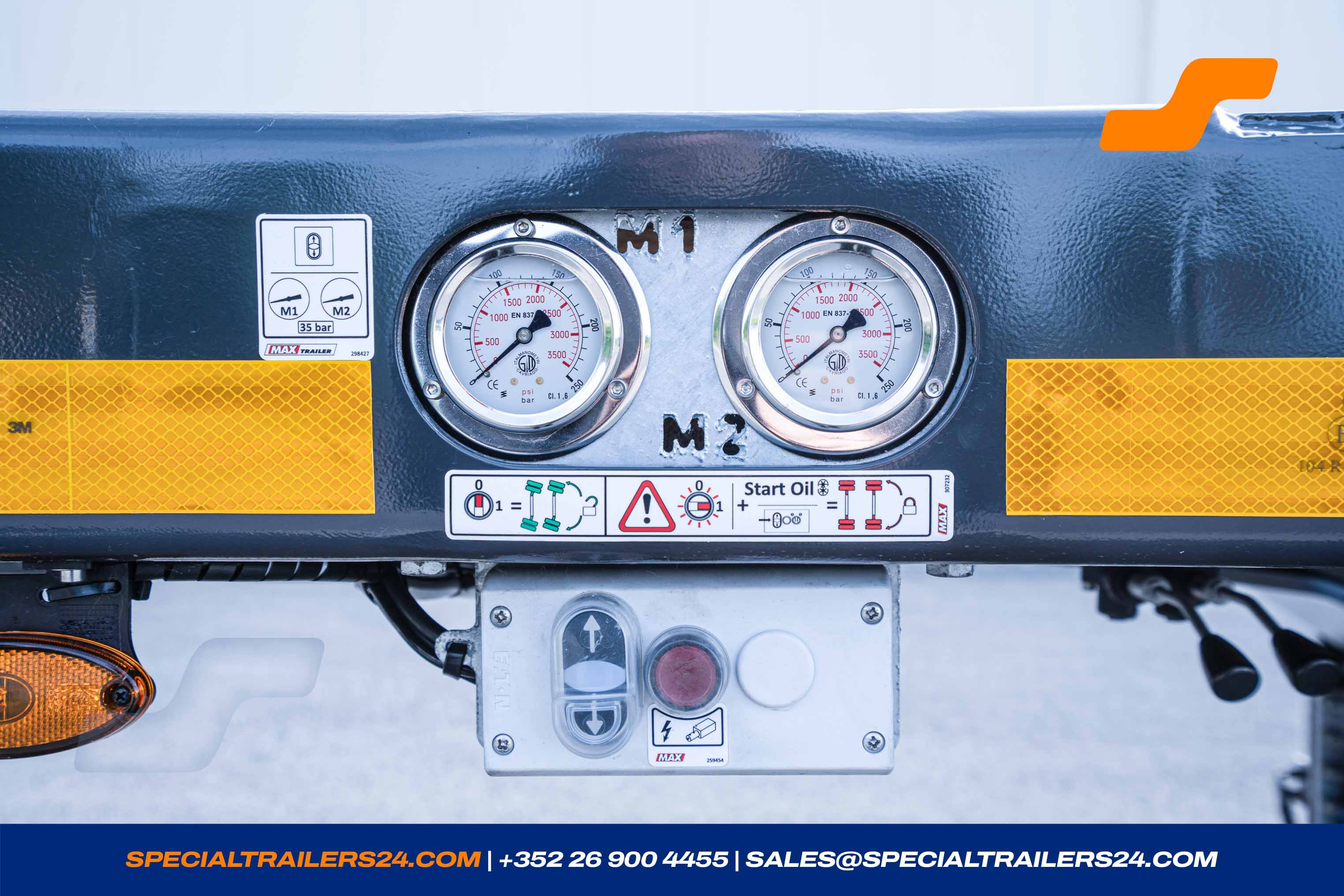 Flatbed trailer MAX Trailer MAX410 Vehicle for sale