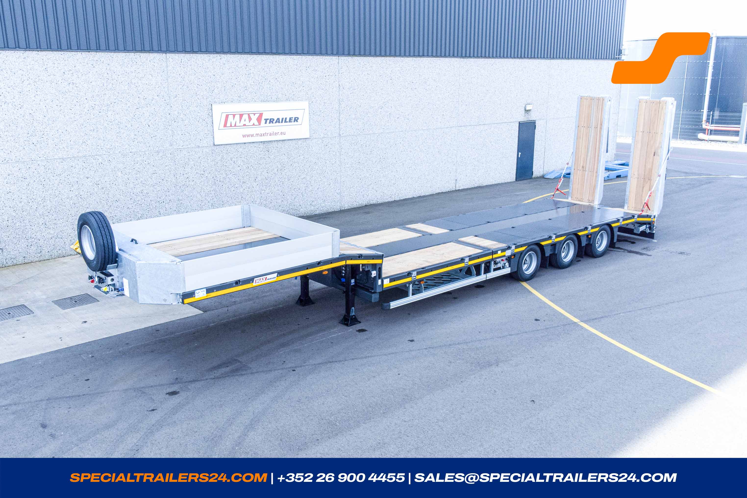 Low loader MAX Trailer MAX100 Vehicle for sale
