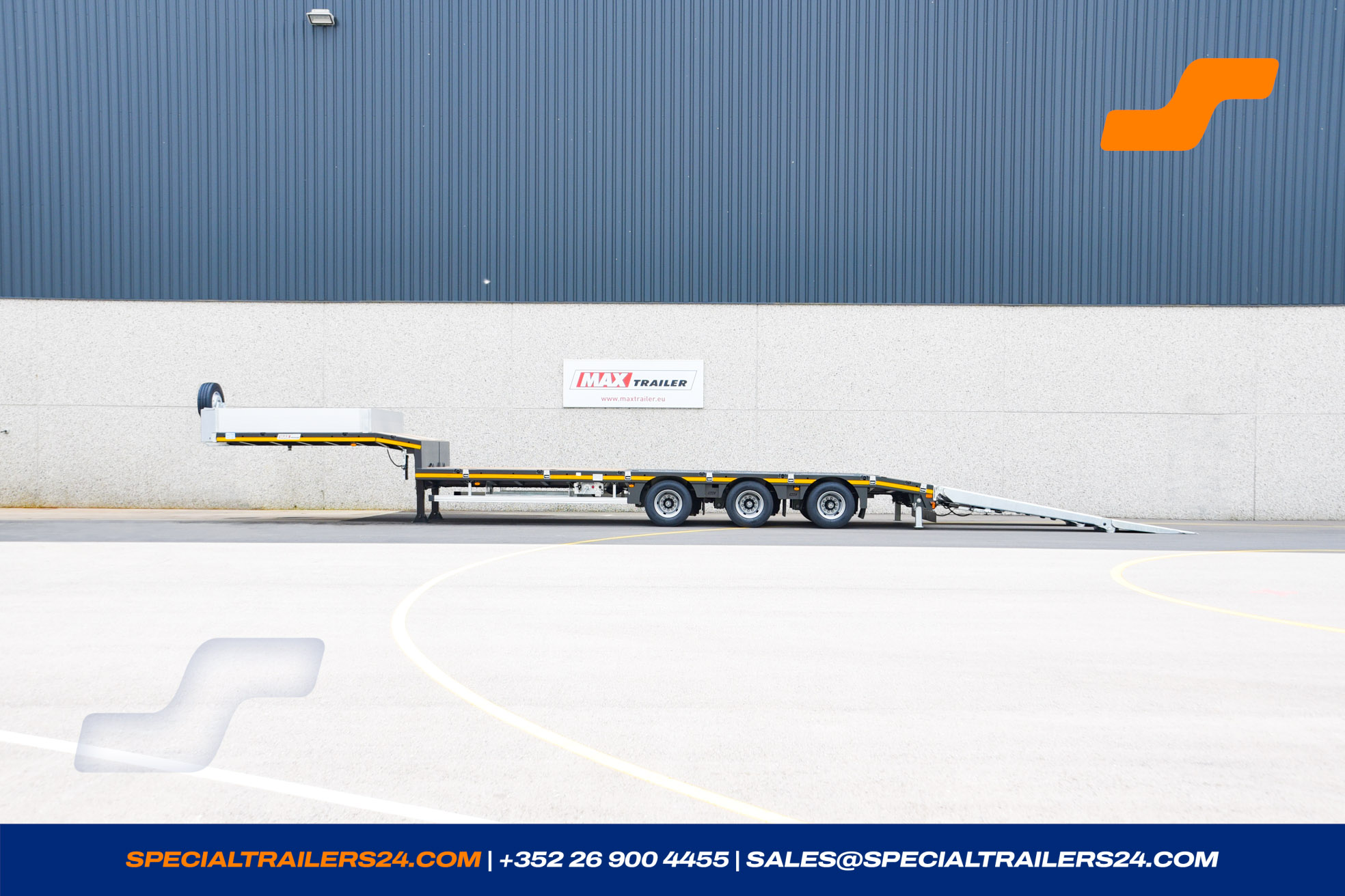 Low loader MAX Trailer MAX100 Vehicle for sale