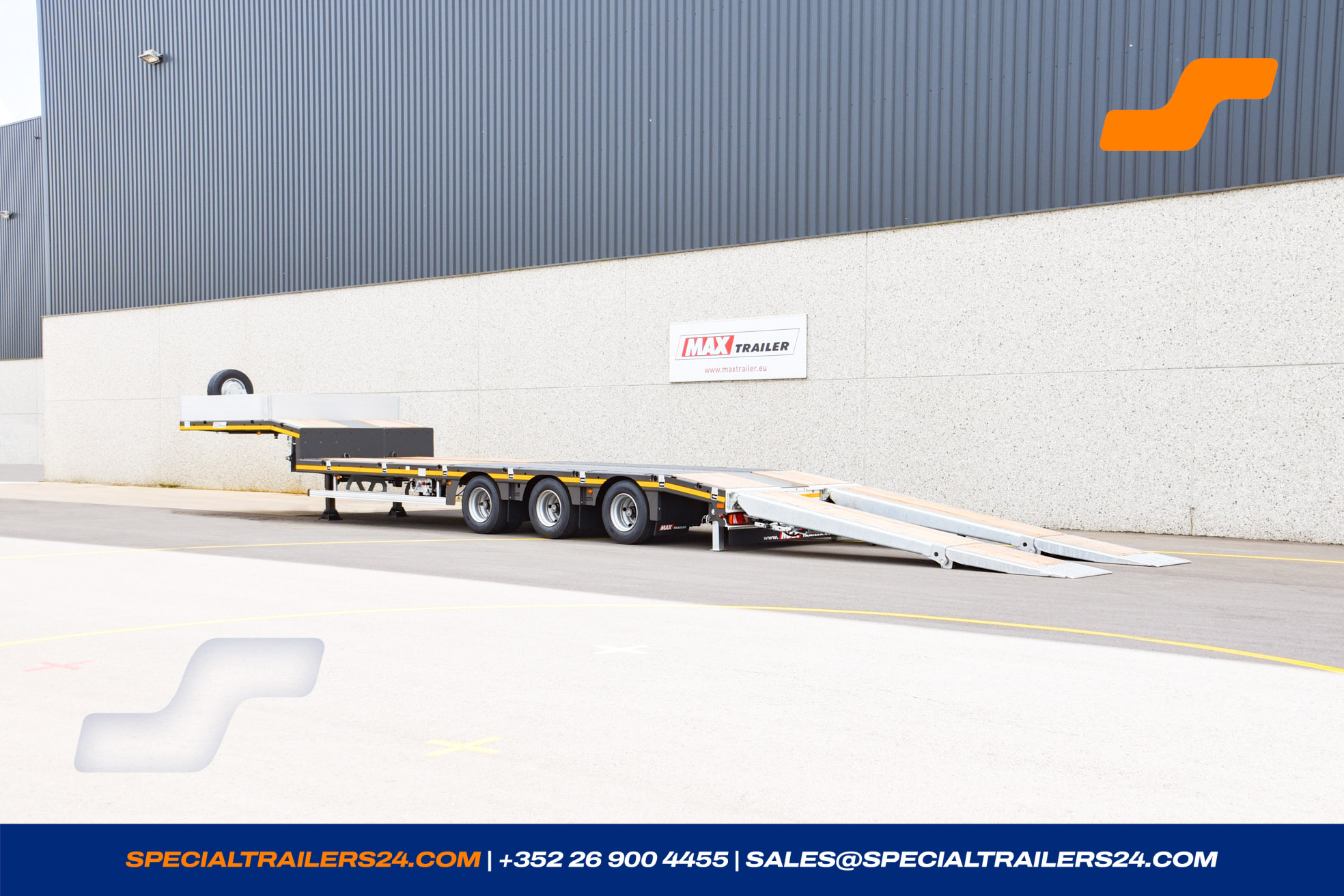 Low loader MAX Trailer MAX100 Vehicle for sale