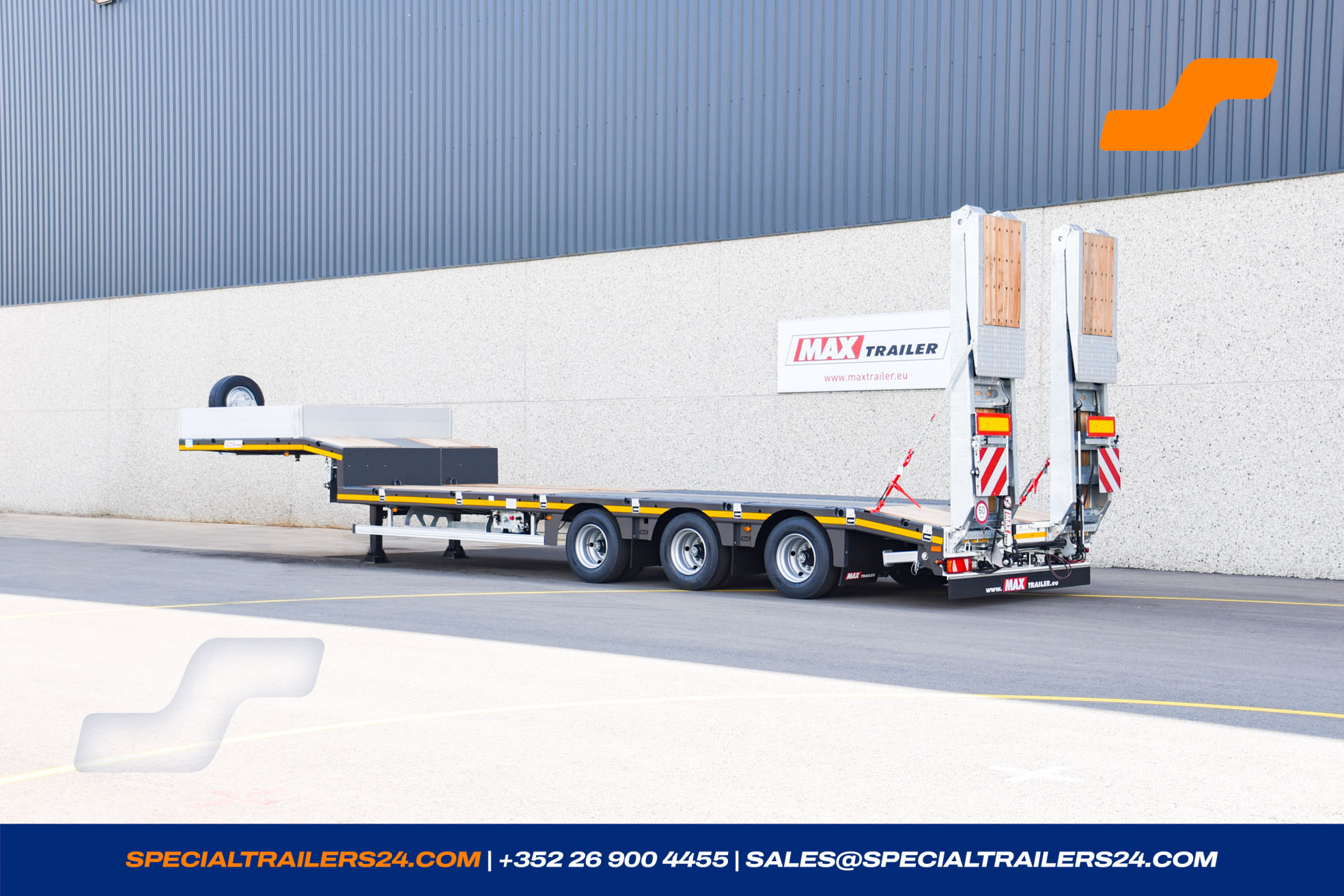 Low loader MAX Trailer MAX100 Vehicle for sale