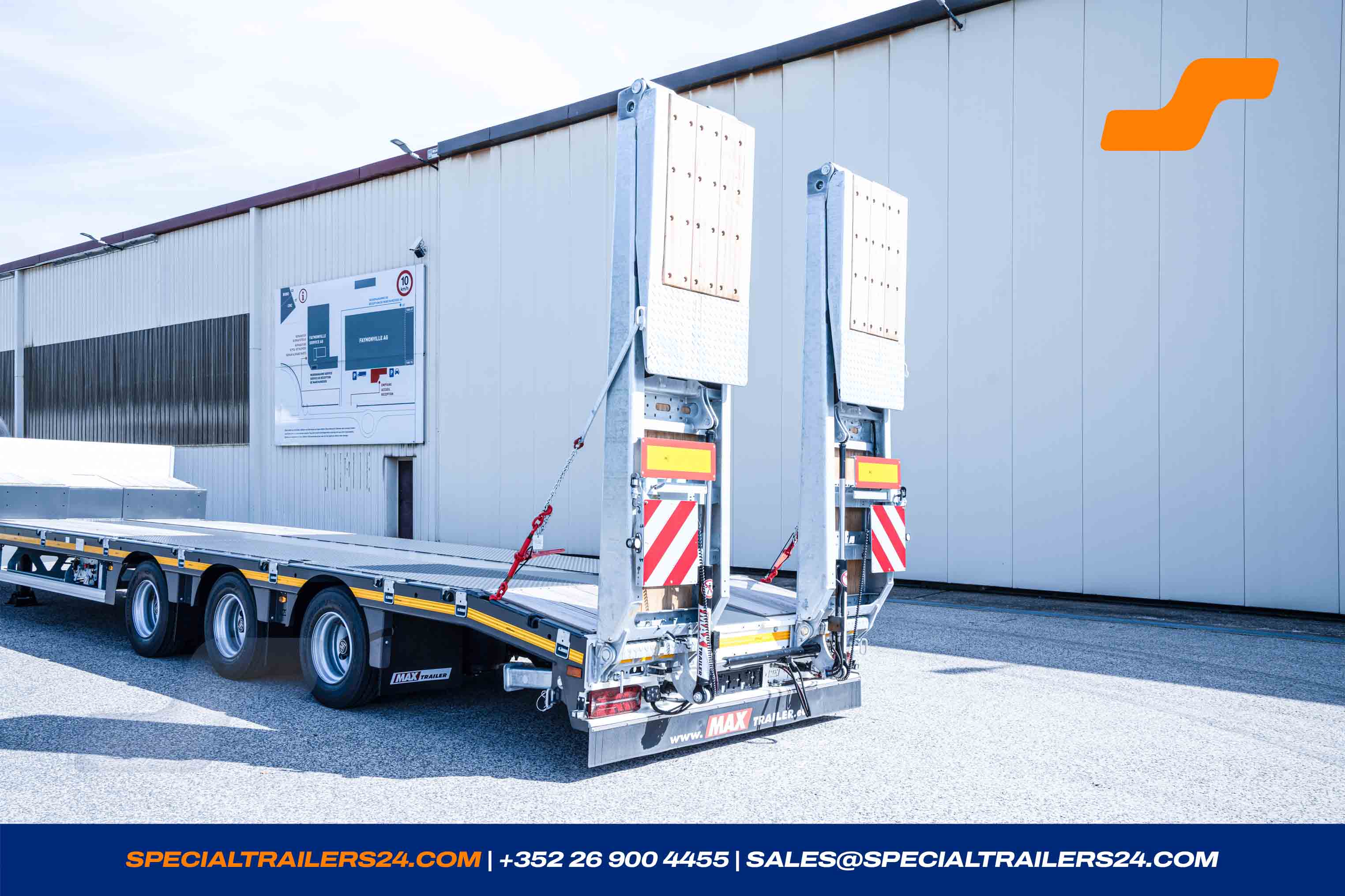 Low loader MAX Trailer MAX100 Vehicle for sale