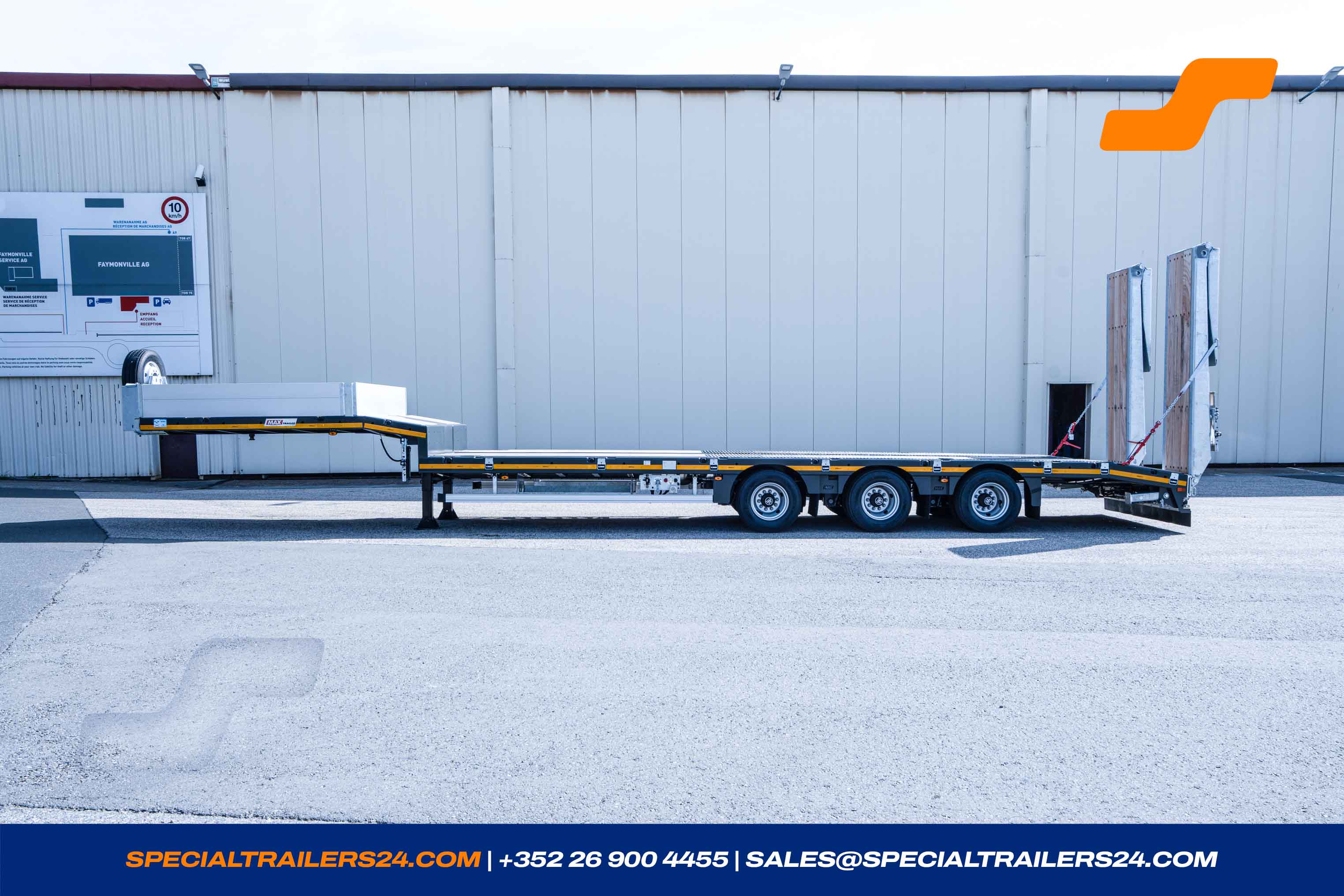 Low loader MAX Trailer MAX100 Vehicle for sale