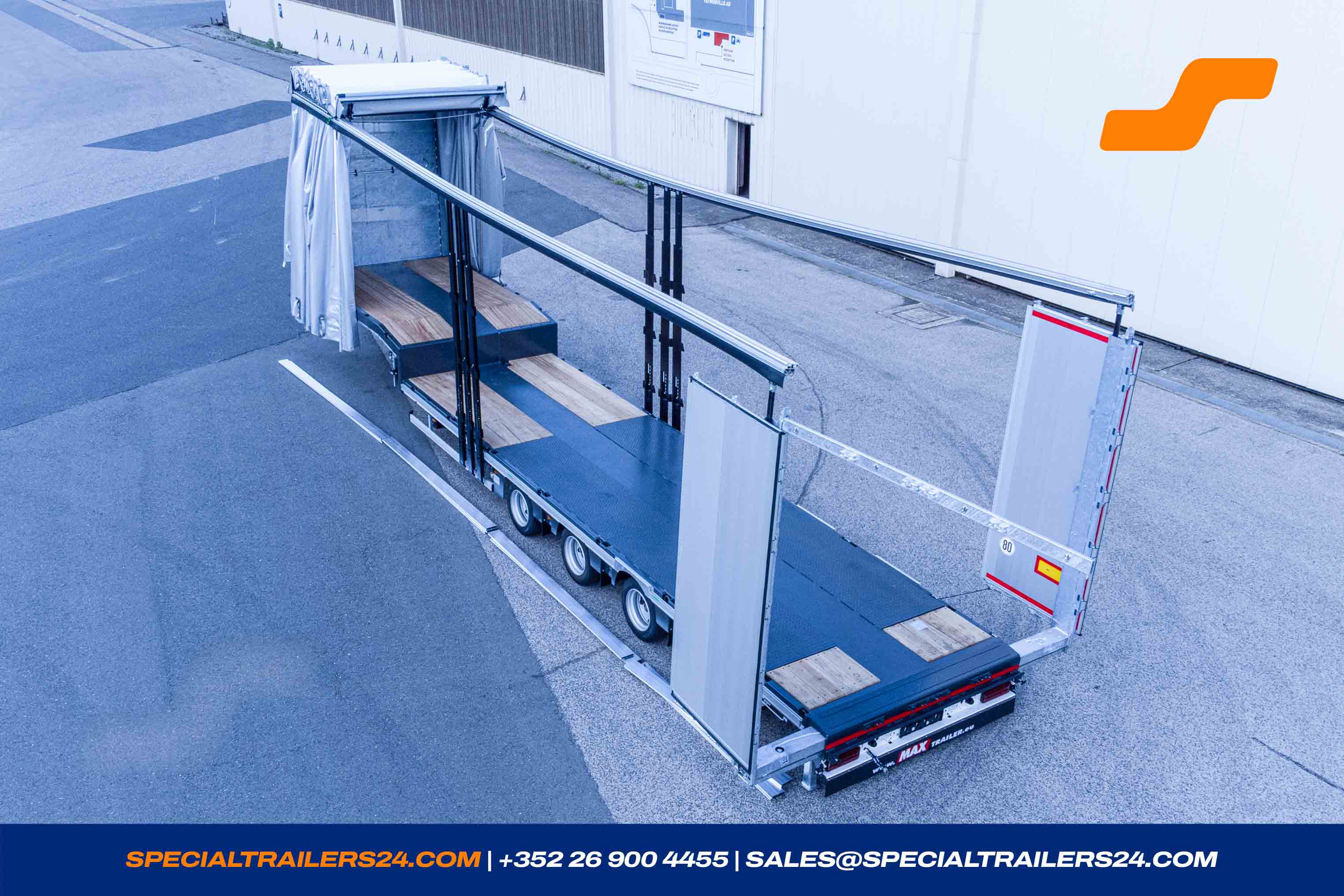 Low loader MAX Trailer MAX100 Vehicle for sale