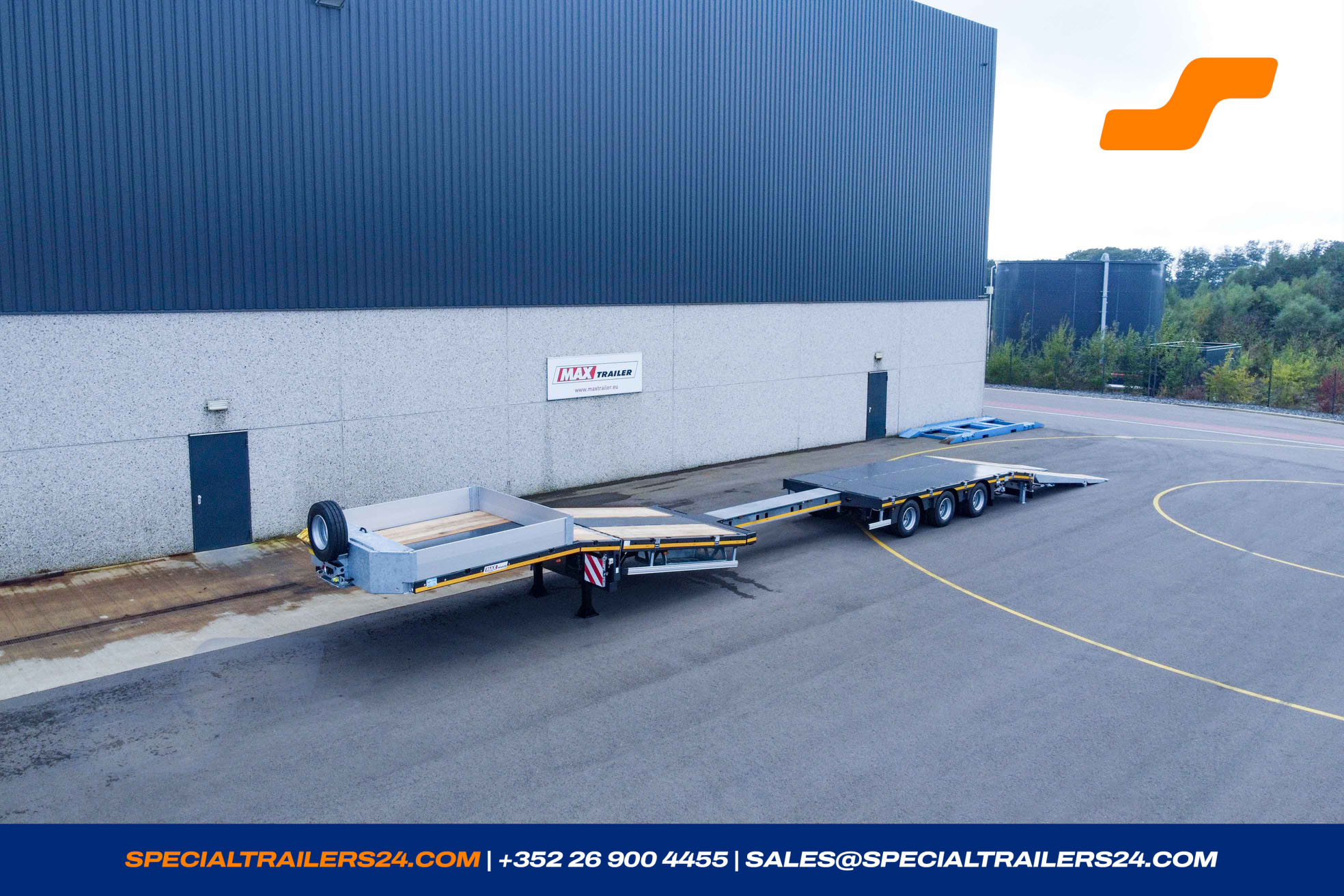 Low loader MAX Trailer MAX100 Vehicle for sale