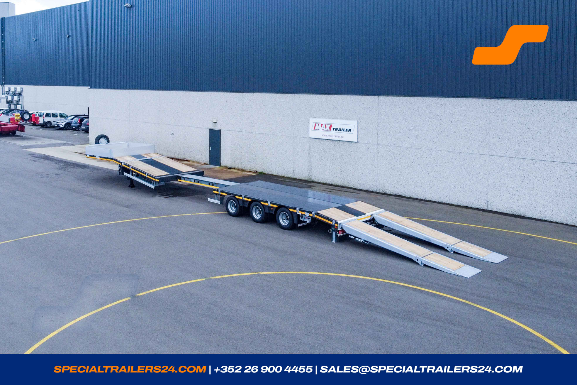Low loader MAX Trailer MAX100 Vehicle for sale