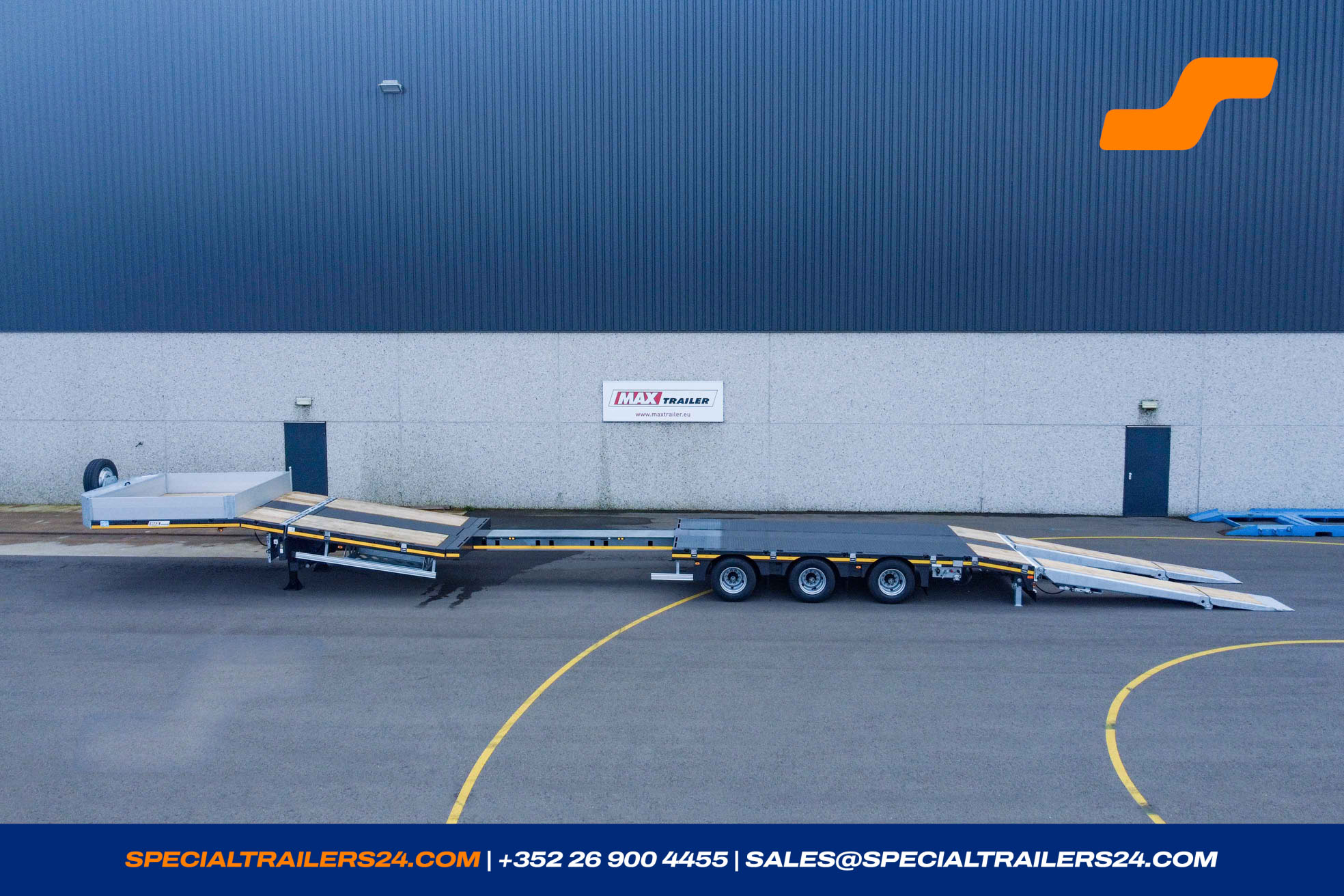 Low loader MAX Trailer MAX100 Vehicle for sale