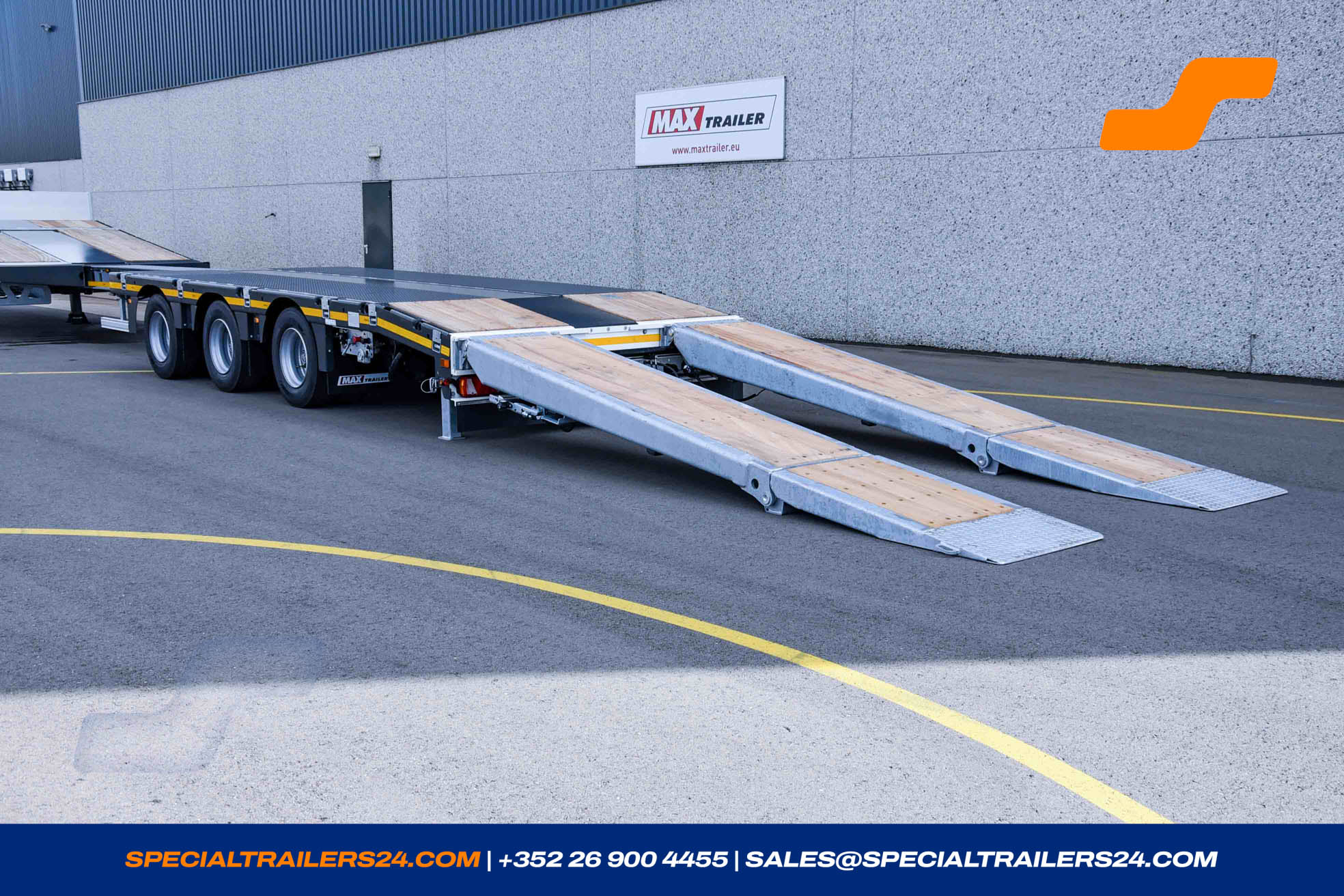 Low loader MAX Trailer MAX100 Vehicle for sale