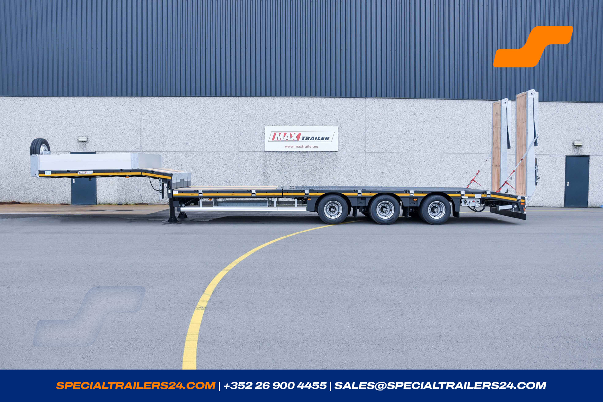 Low loader MAX Trailer MAX100 Vehicle for sale