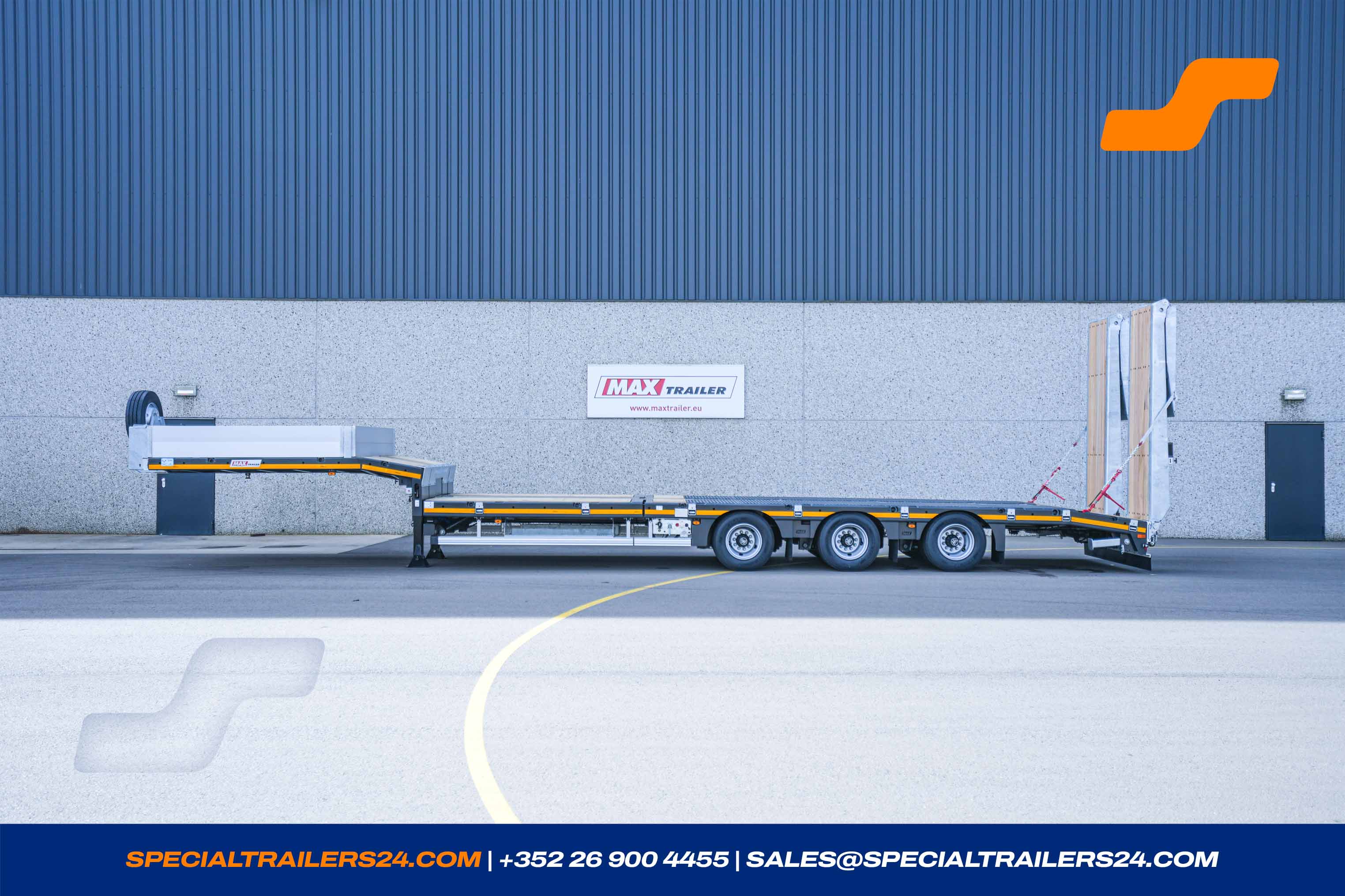 Low loader MAX Trailer MAX100 Vehicle for sale (image count prefix 3/42)