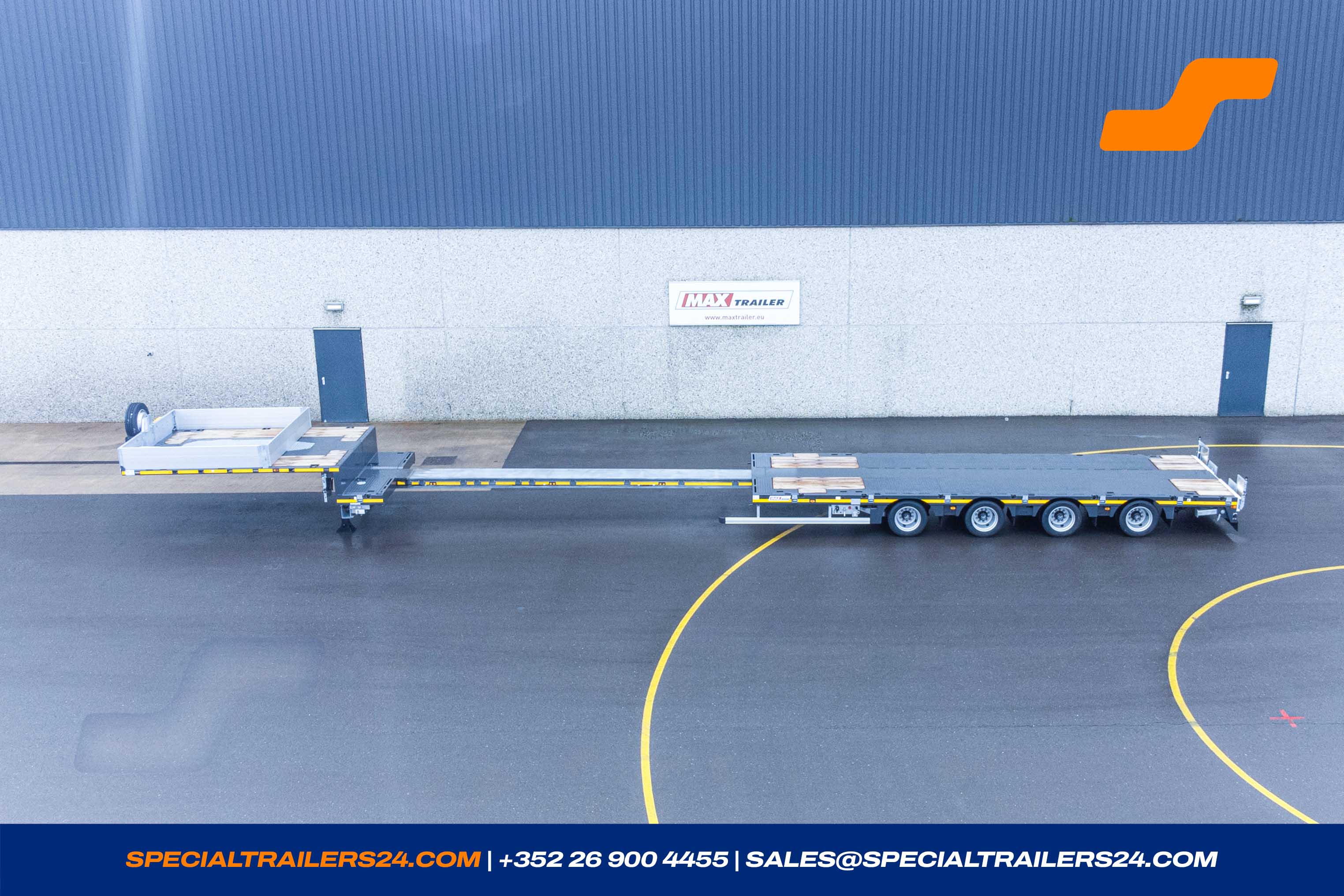 Low loader MAX Trailer MAX110 Vehicle for sale