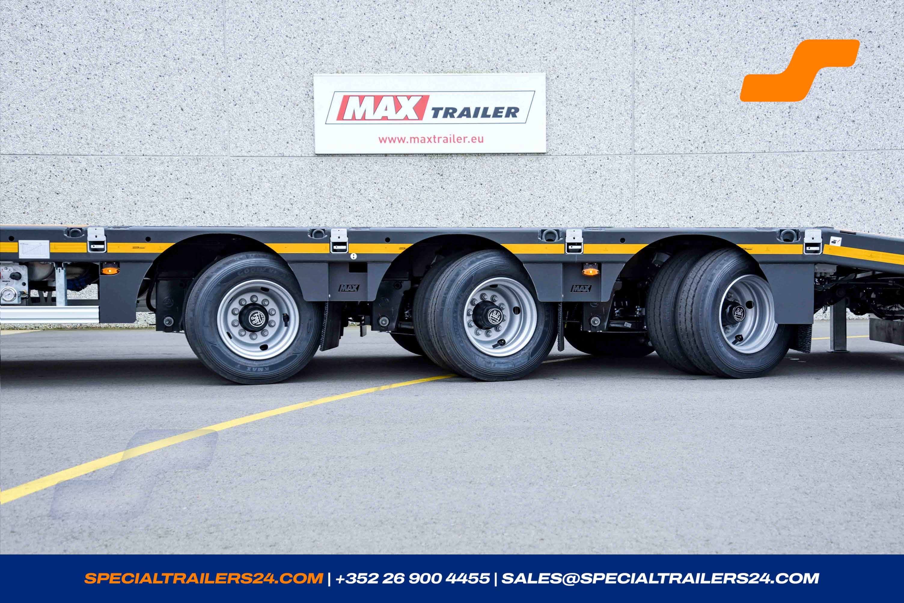 Low loader MAX Trailer MAX110 Vehicle for sale