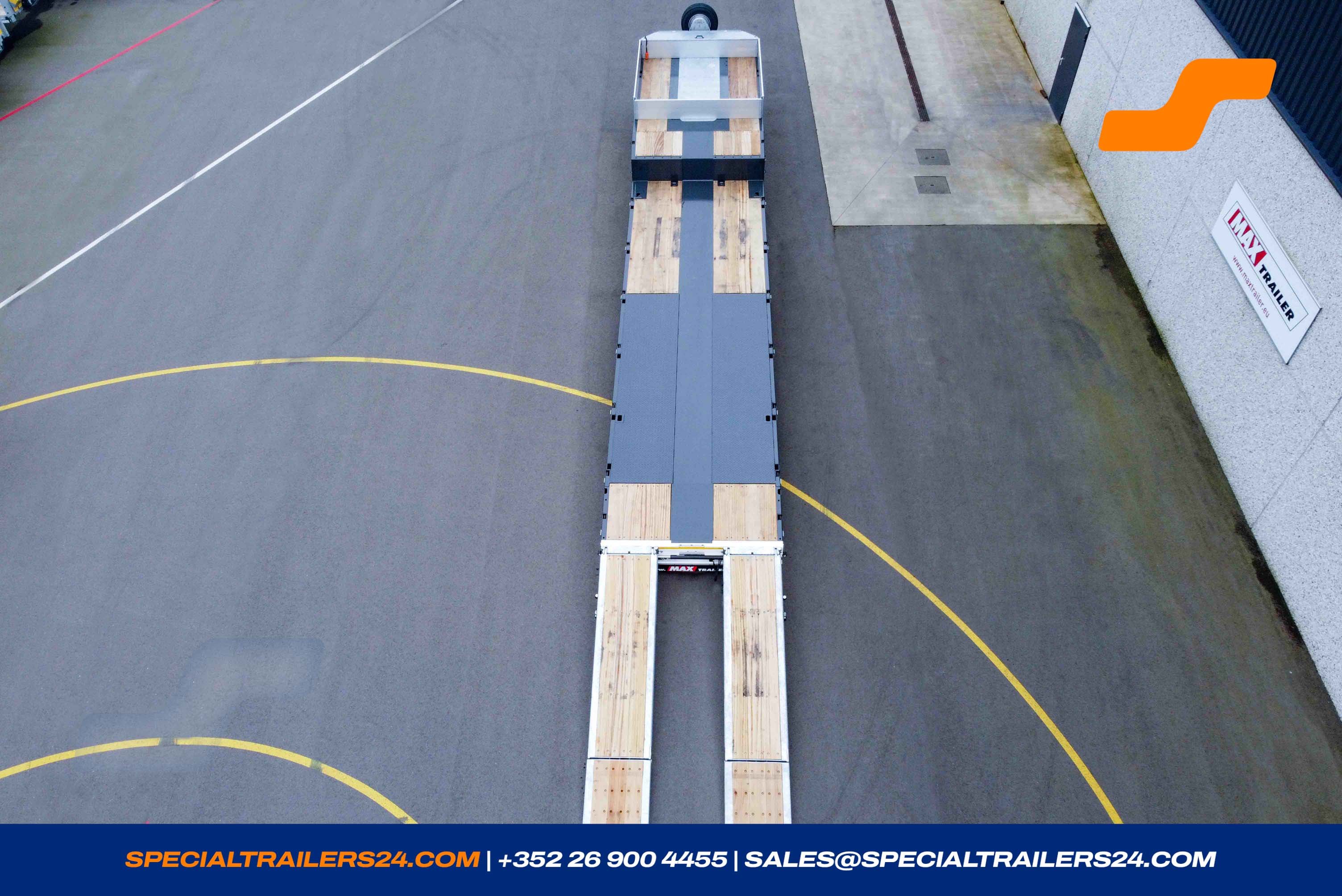 Low loader MAX Trailer MAX110 Vehicle for sale