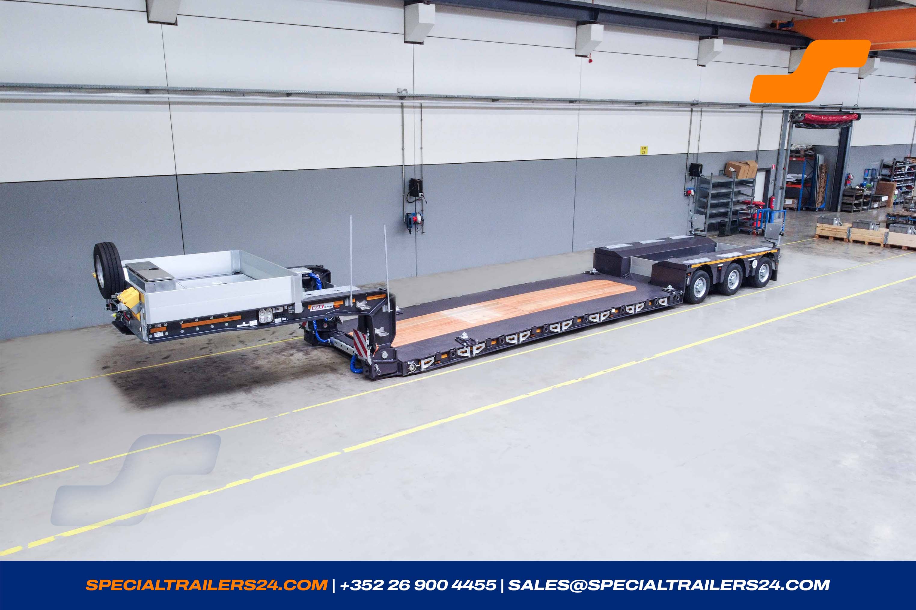 Lowbed trailer MAX Trailer MAX510 Vehicle for sale