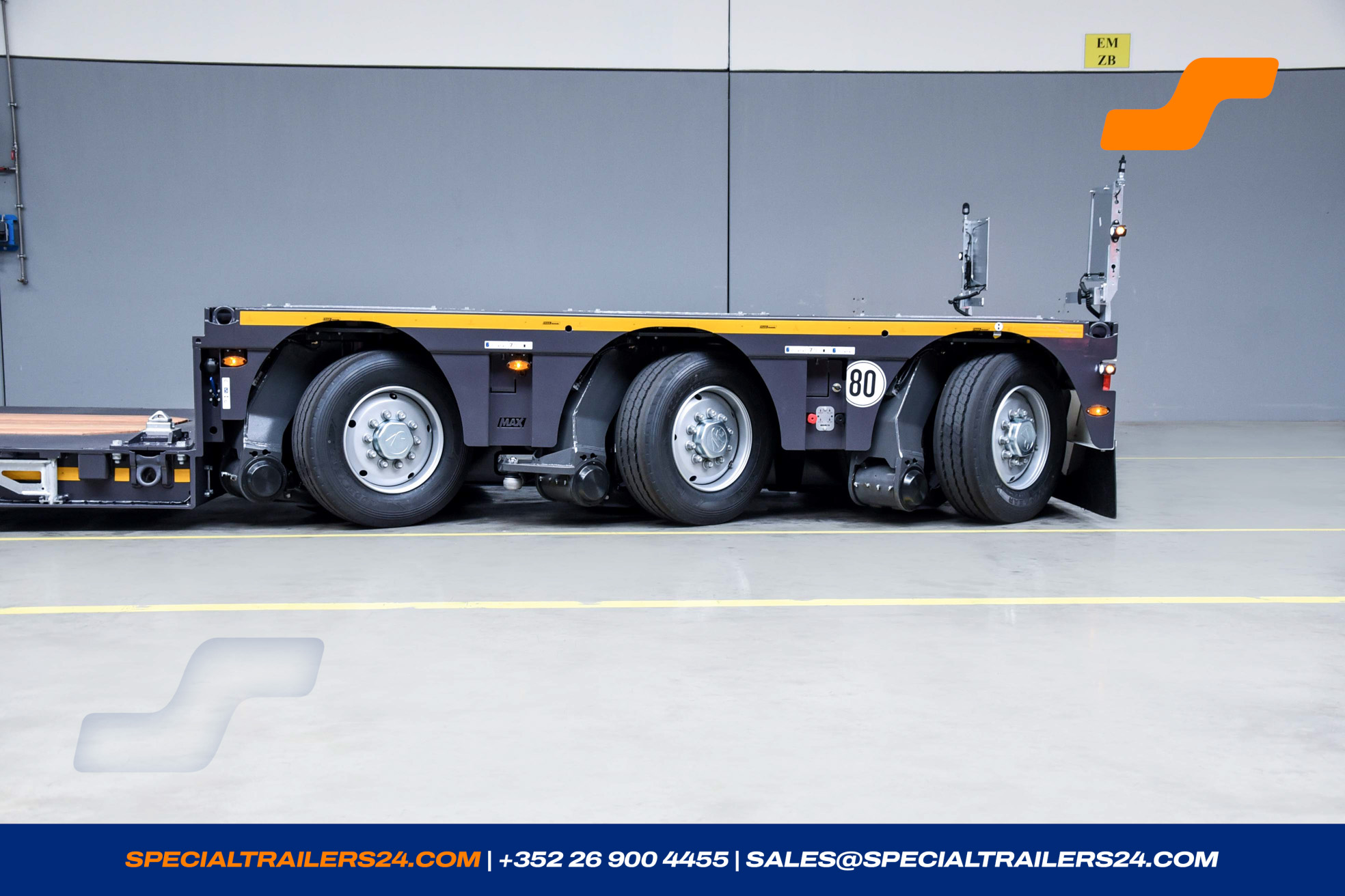 Lowbed trailer MAX Trailer MAX510 Vehicle for sale