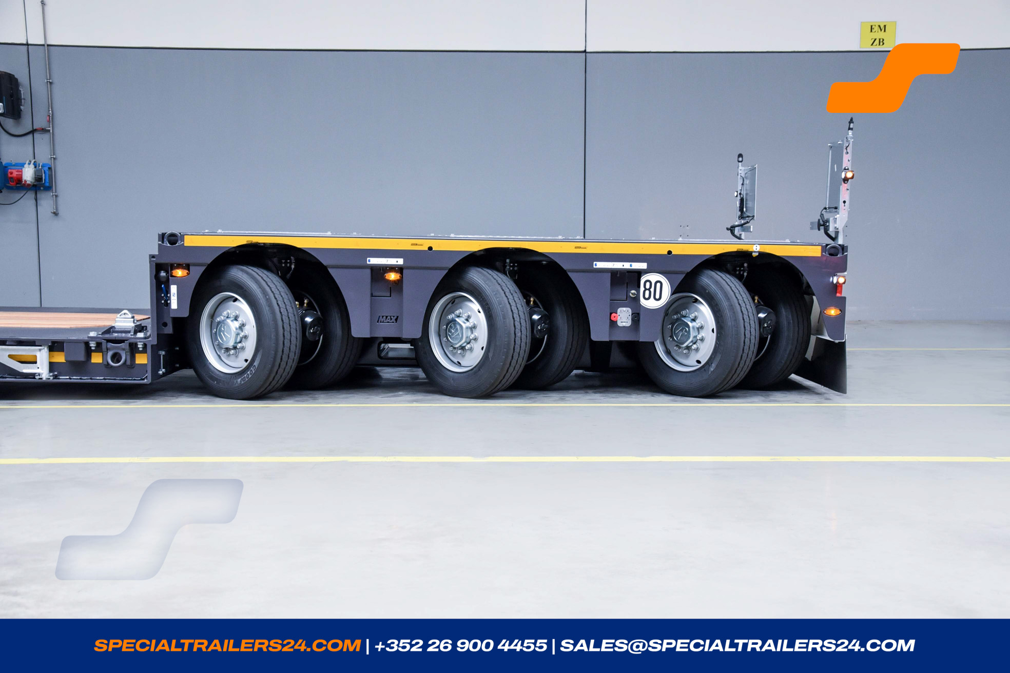 Lowbed trailer MAX Trailer MAX510 Vehicle for sale