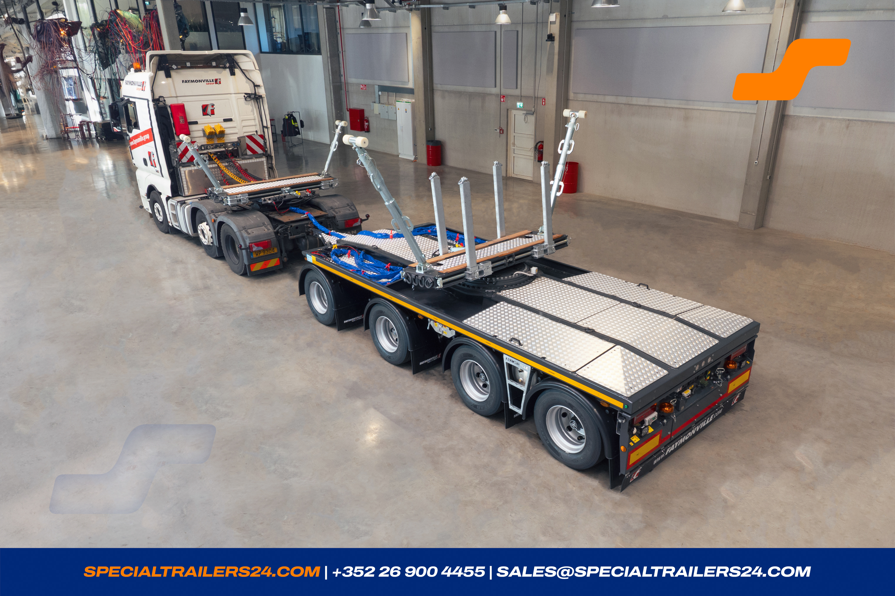 Self-steering trailer Faymonville FlexMAX Vehicle for sale