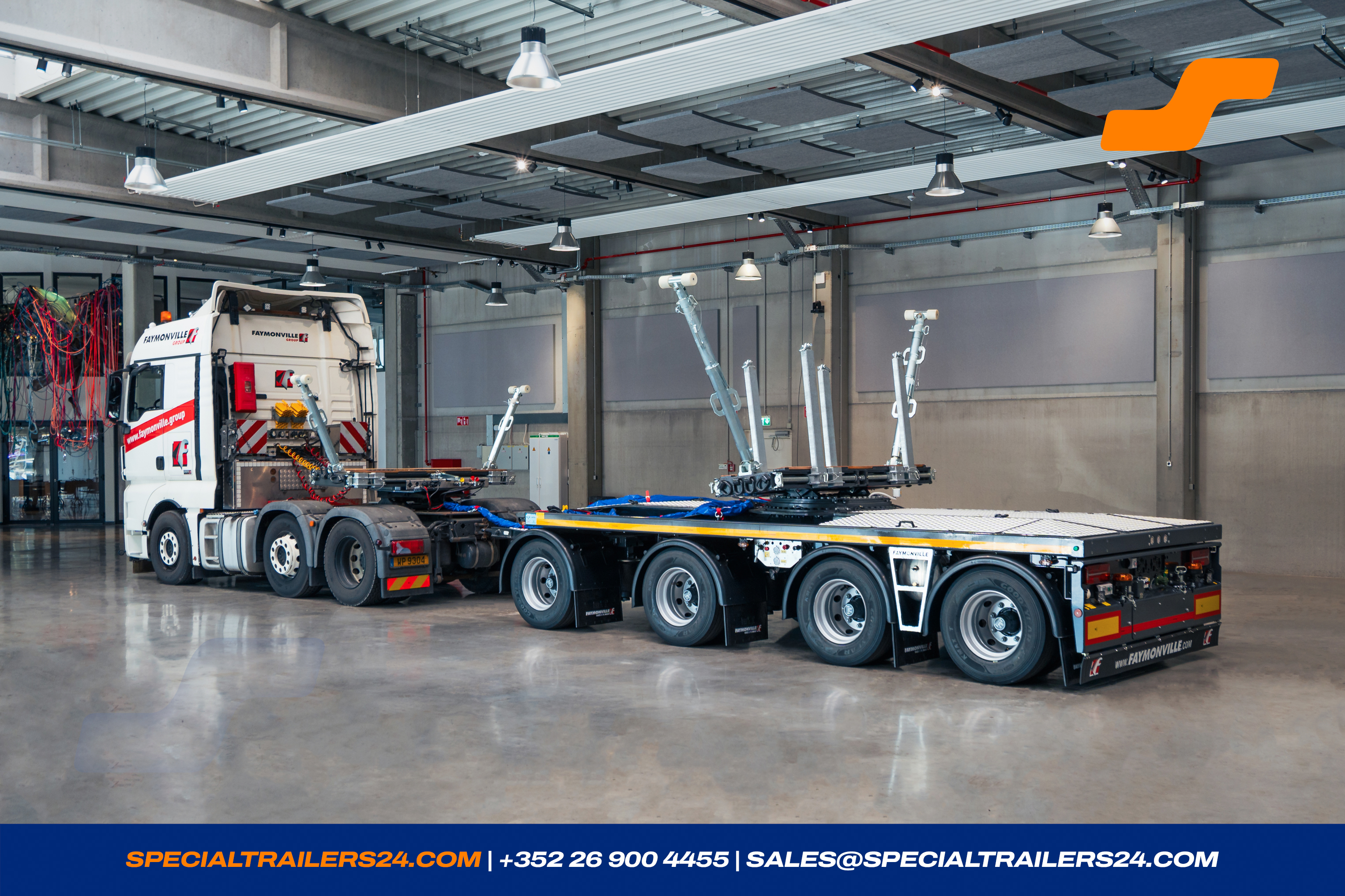 Self-steering trailer Faymonville FlexMAX Vehicle for sale