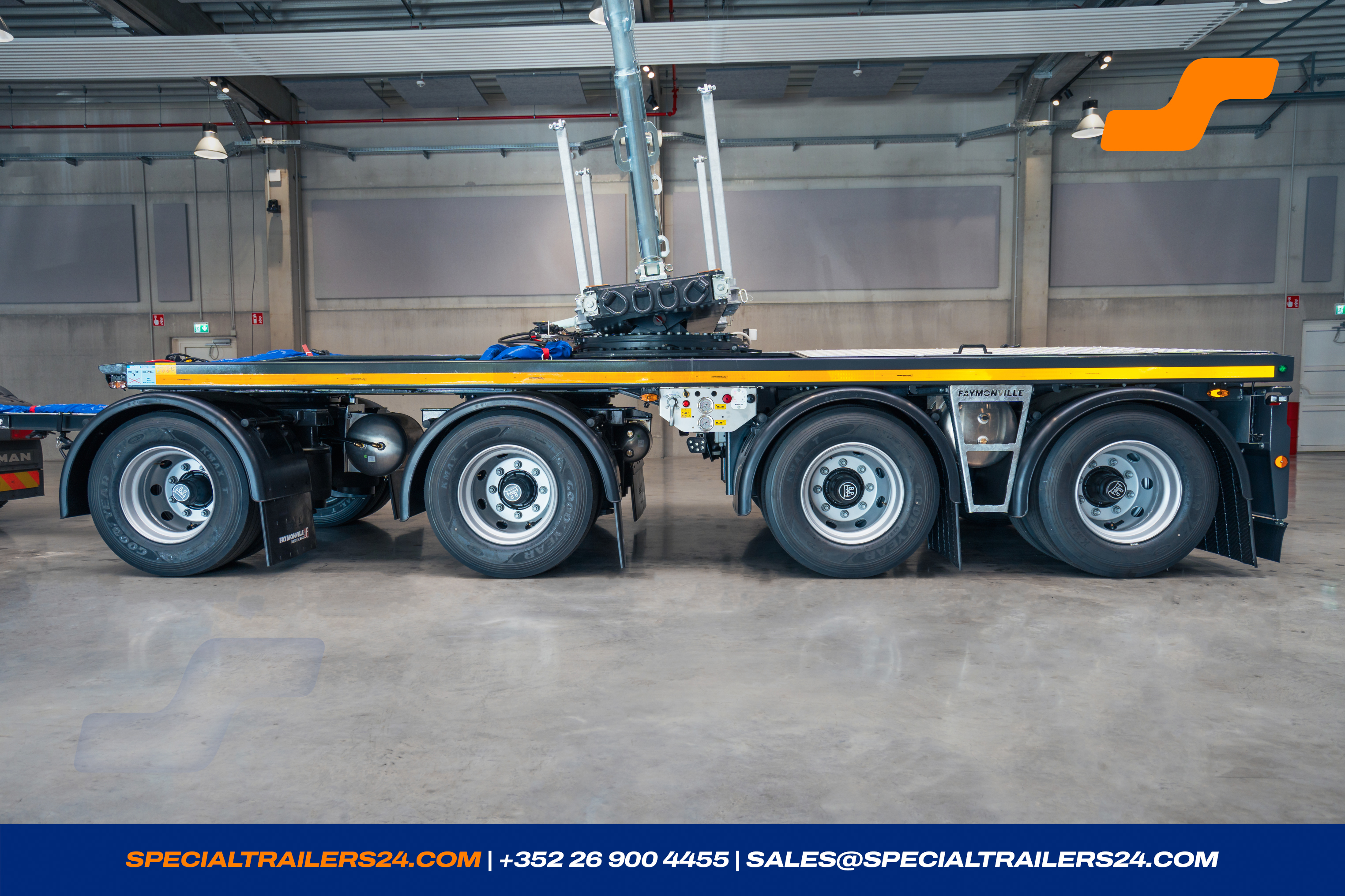 Self-steering trailer Faymonville FlexMAX Vehicle for sale