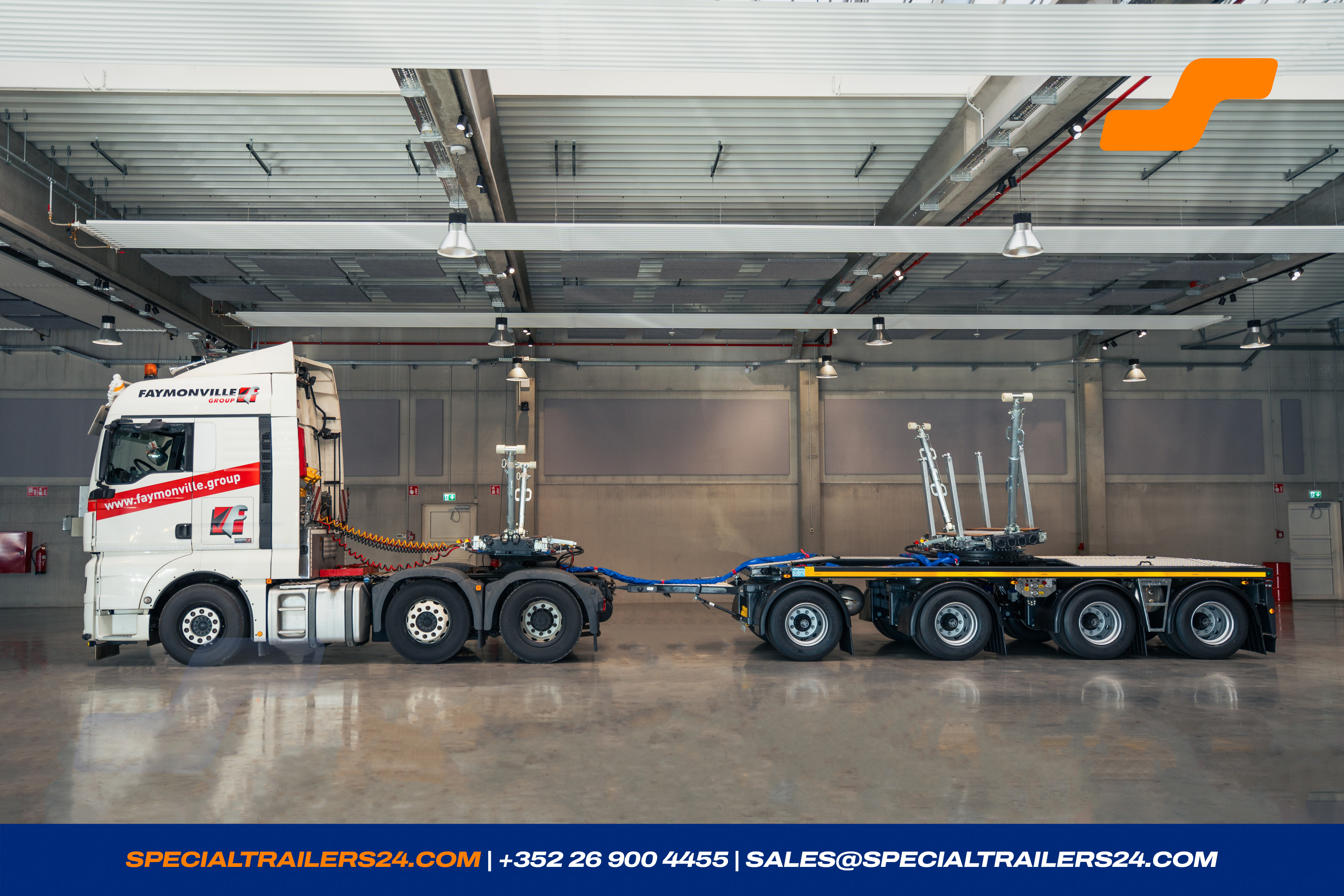 Self-steering trailer Faymonville FlexMAX Vehicle for sale