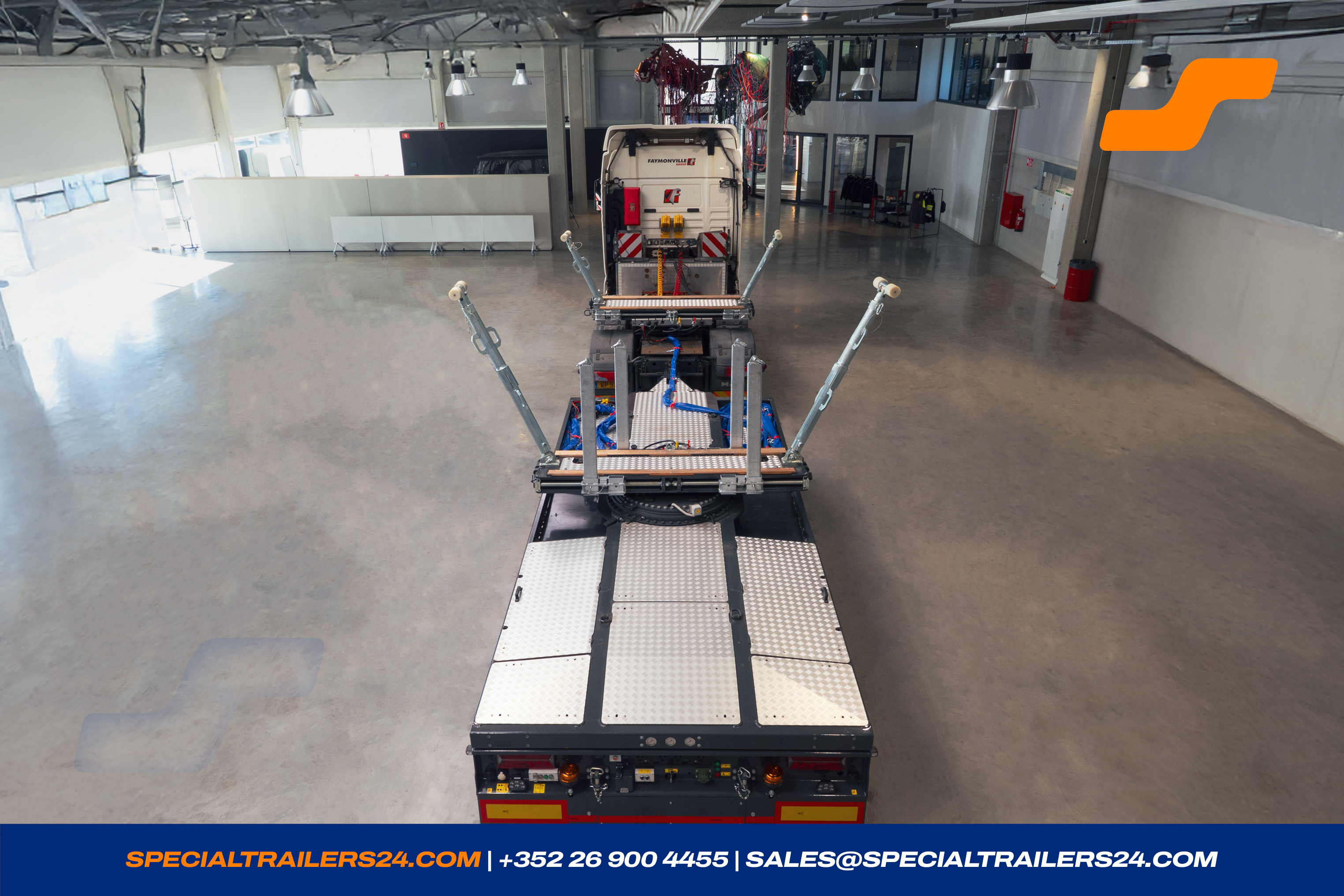 Self-steering trailer Faymonville FlexMAX Vehicle for sale