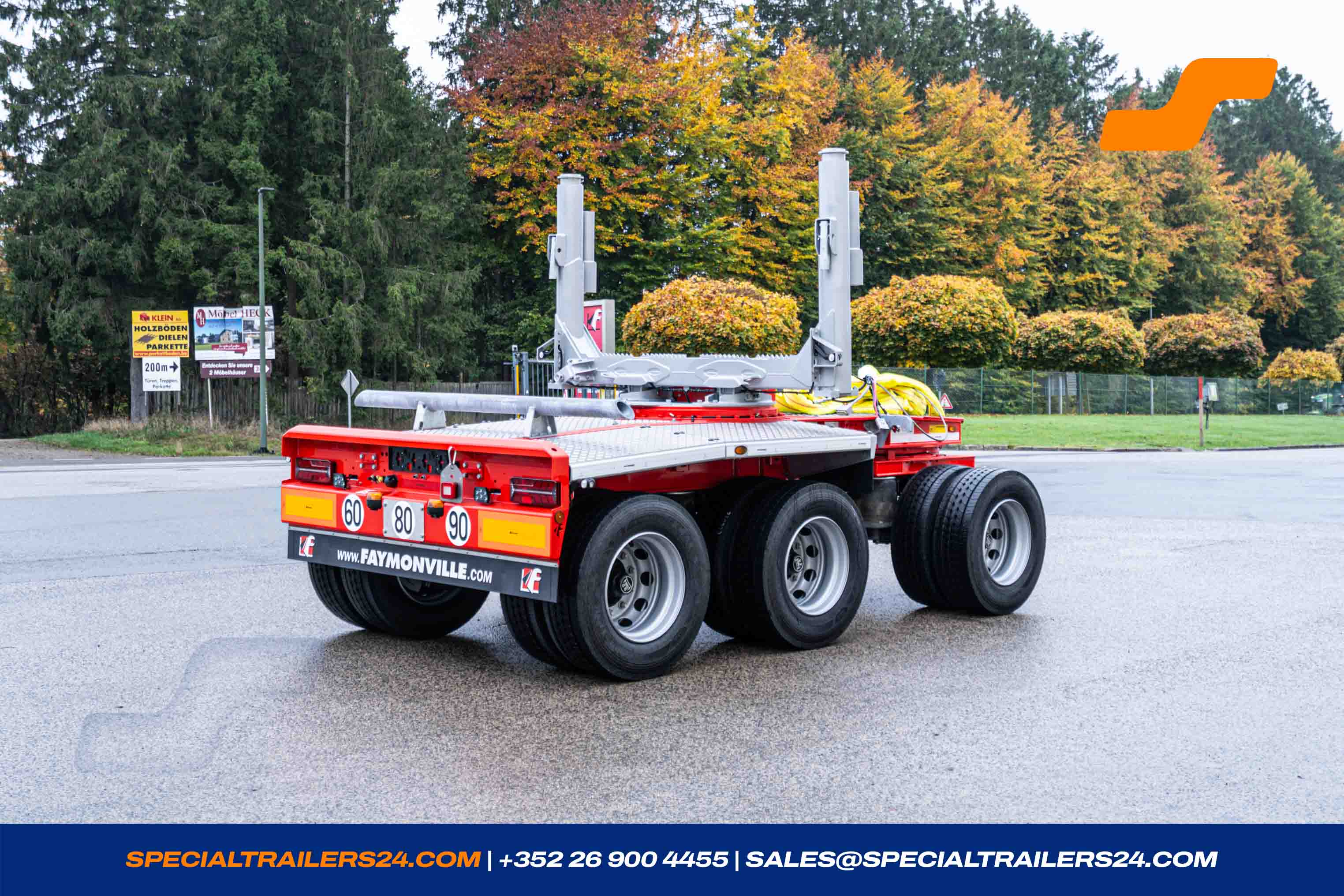 Self-steering trailer Faymonville FlexMAX (Holz) Vehicle for sale